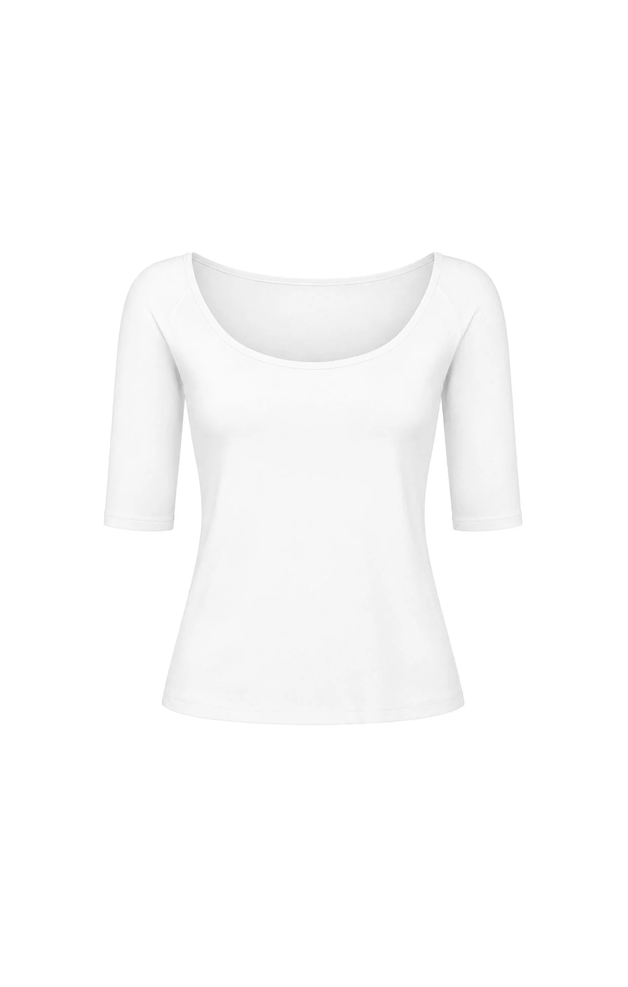 3/4 SLEEVE TOP IN WHITE - Image 9