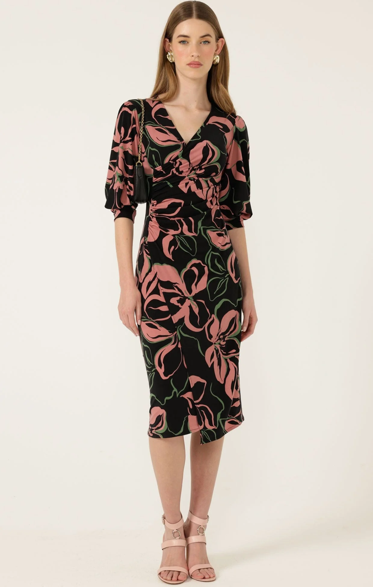 ALLEGRA FAUX WRAP DRESS - Image 2