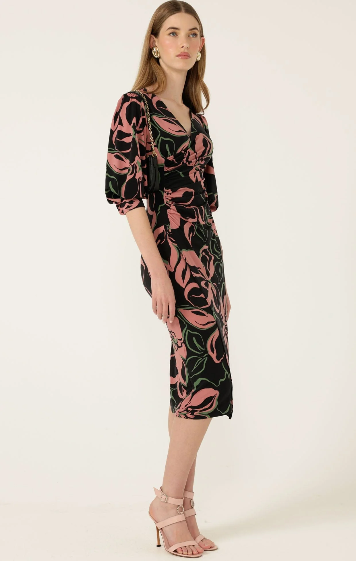 ALLEGRA FAUX WRAP DRESS - Image 4