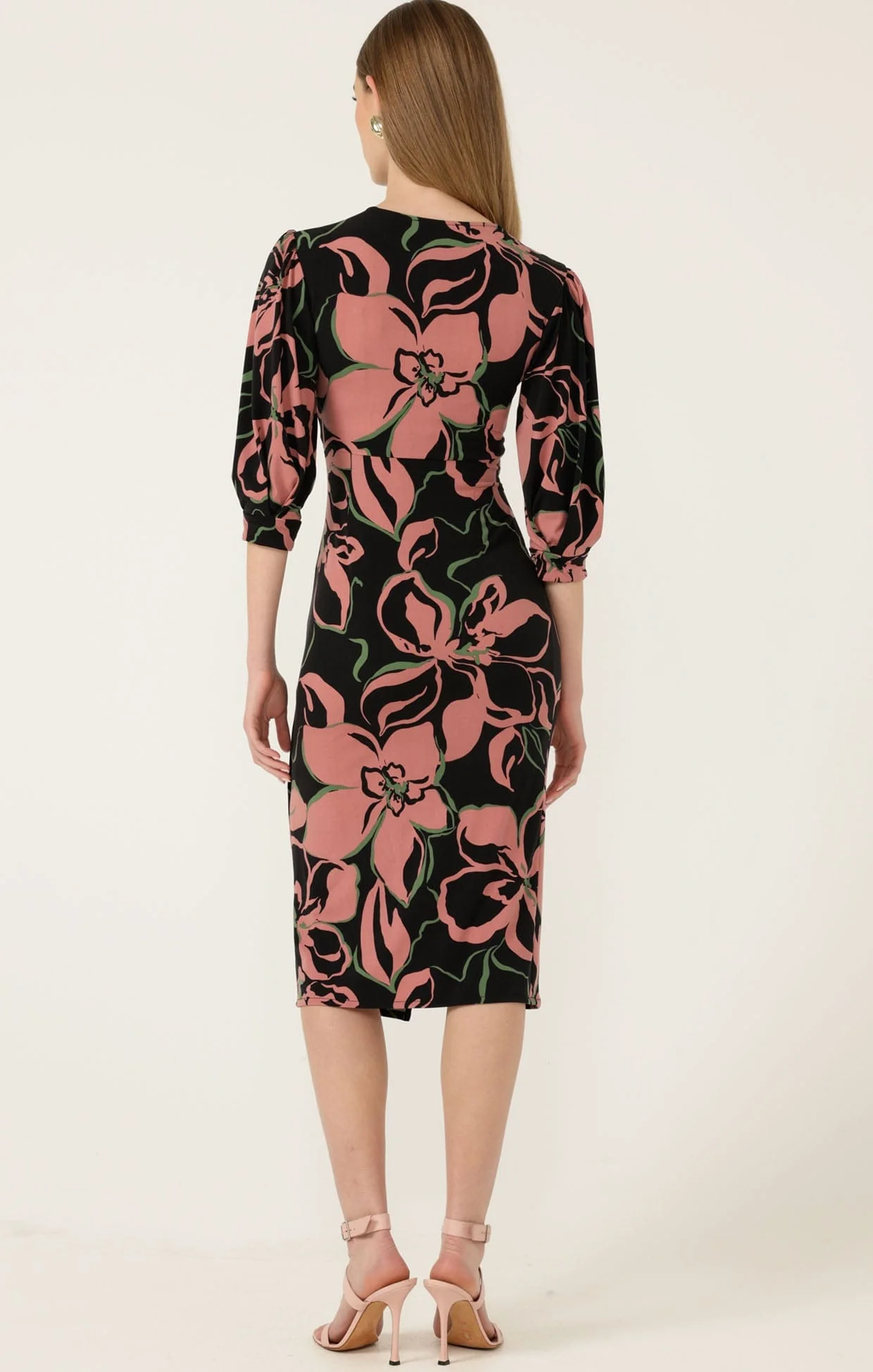 ALLEGRA FAUX WRAP DRESS - Image 5