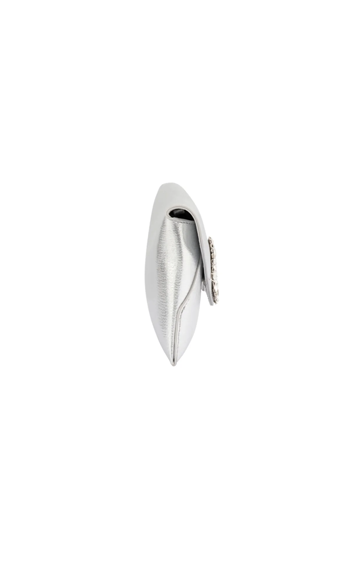 ANTONIA ENVELOPE CLUTCH BAG IN SILVER - Image 3