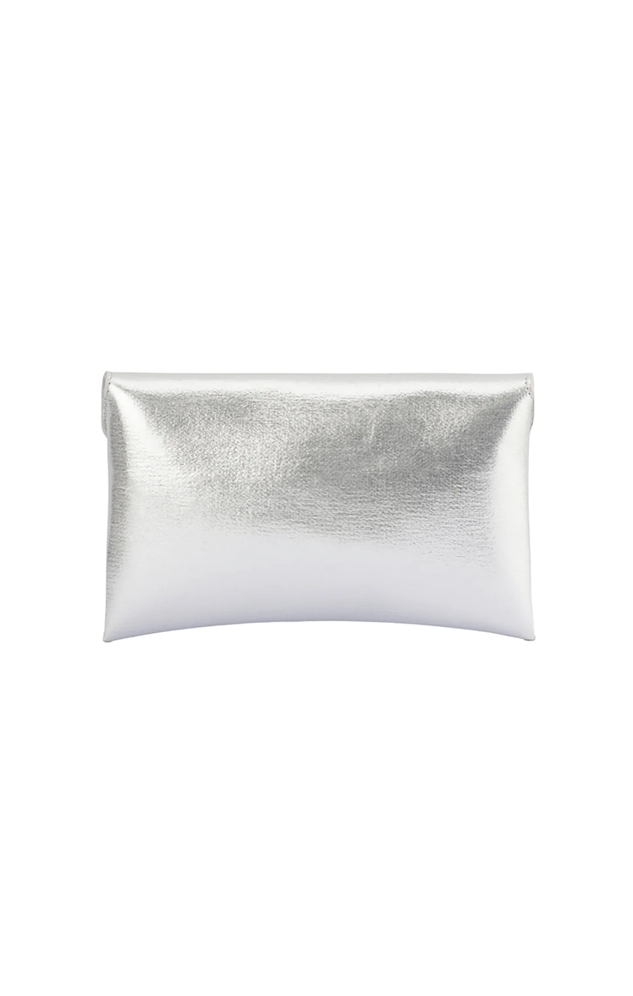ANTONIA ENVELOPE CLUTCH BAG IN SILVER - Image 4