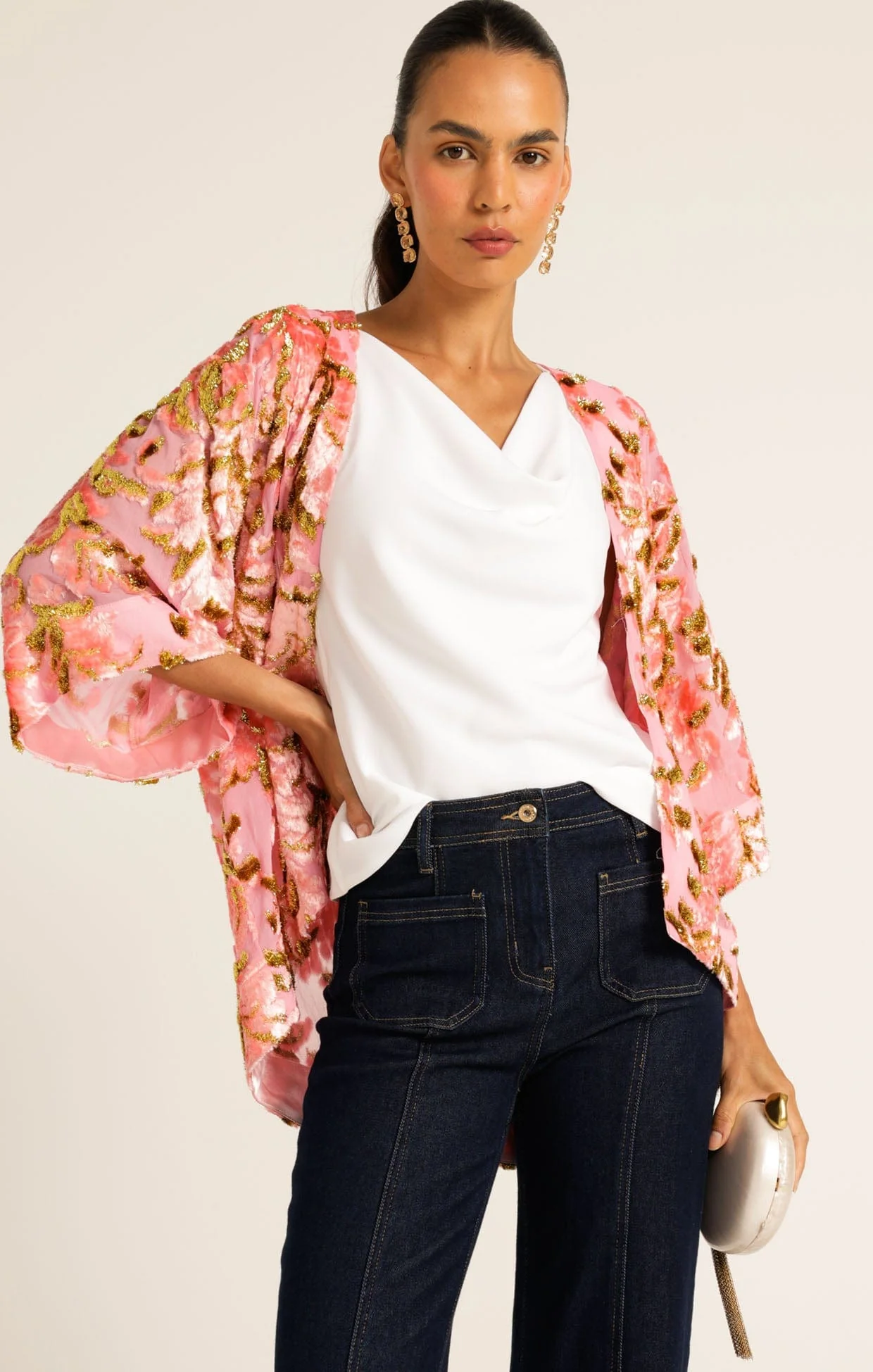 BLOSSOM KIMONO PINK GOLD - Image 5