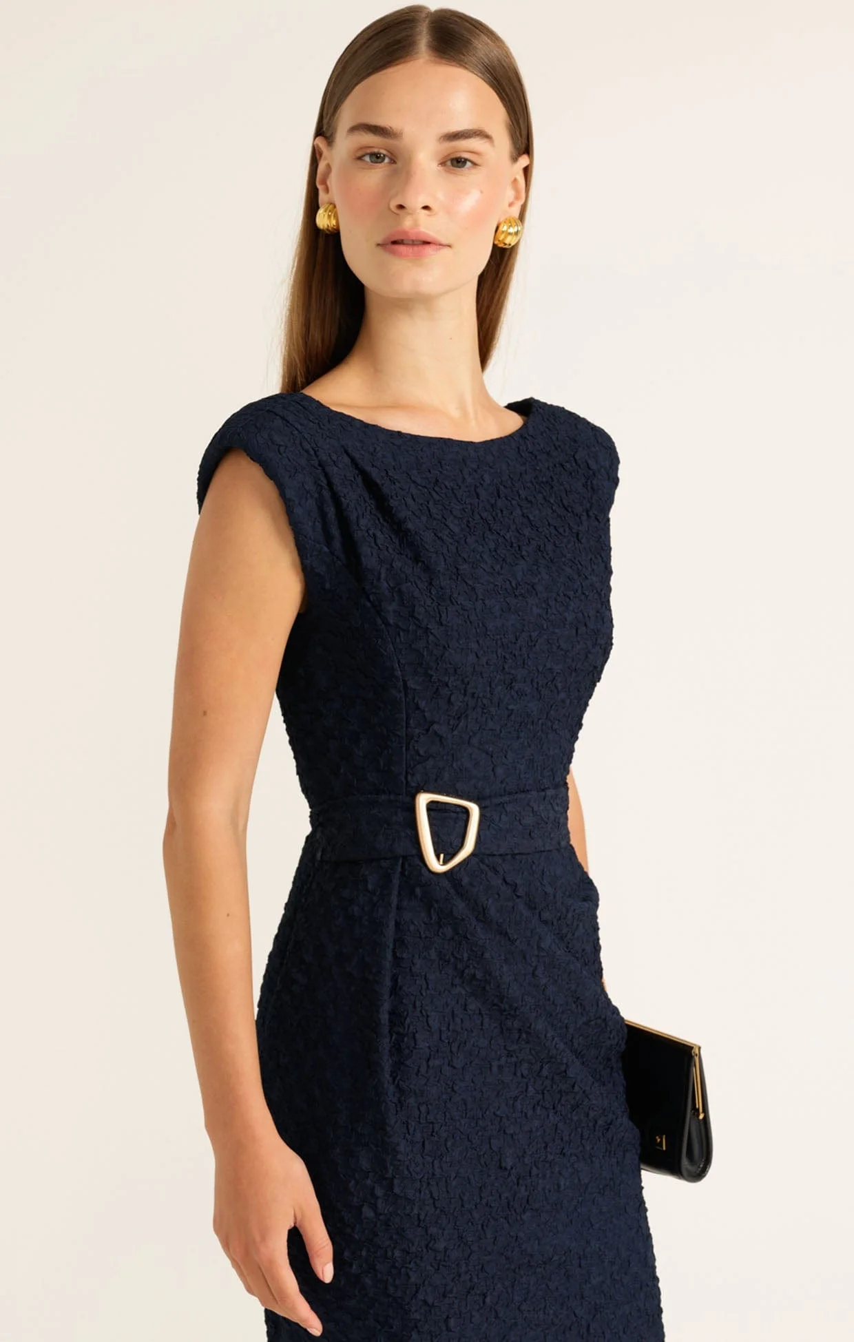 BRUSHED GOLD BUCKLE ACCESSORY - Image 2