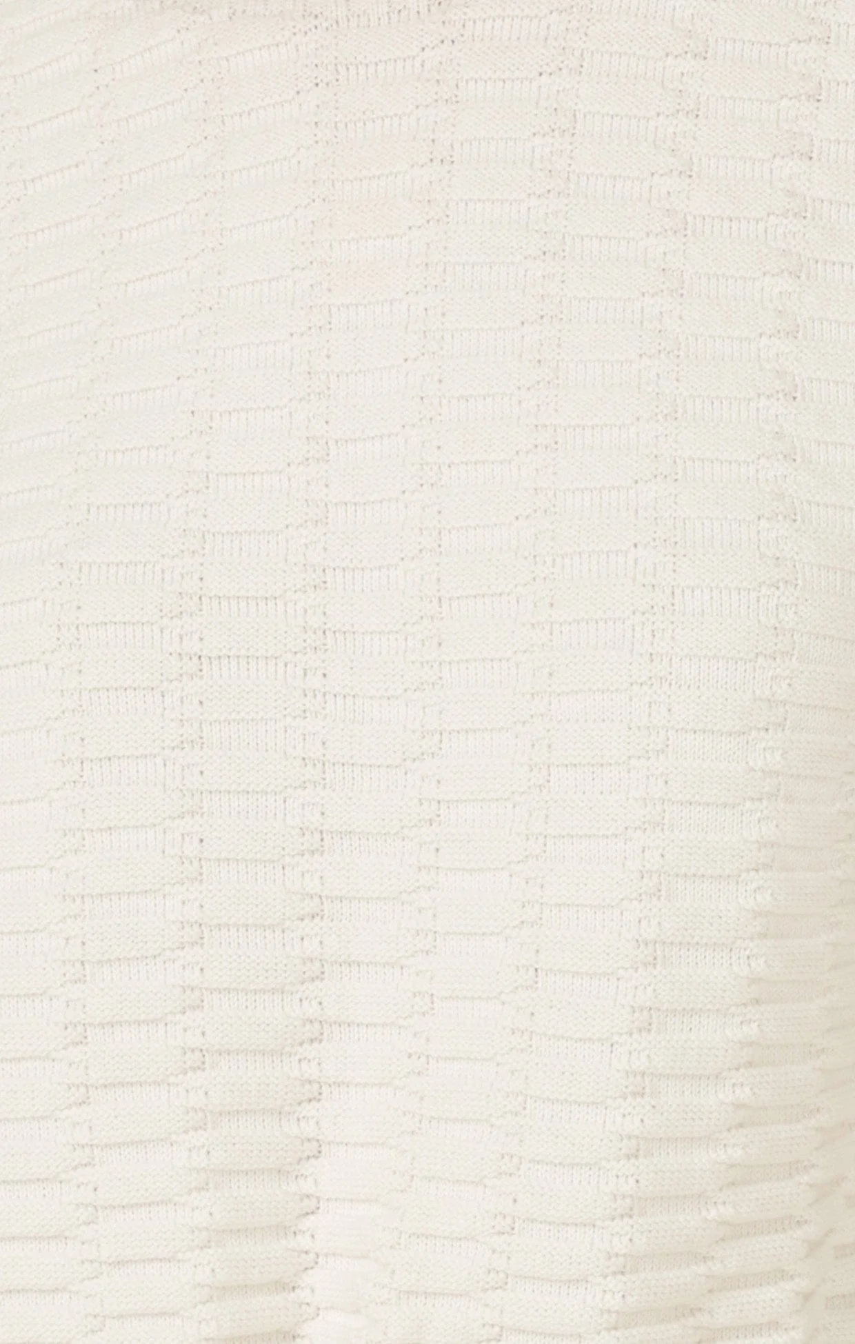 BUBBLE KNIT TOP IN IVORY - Image 9