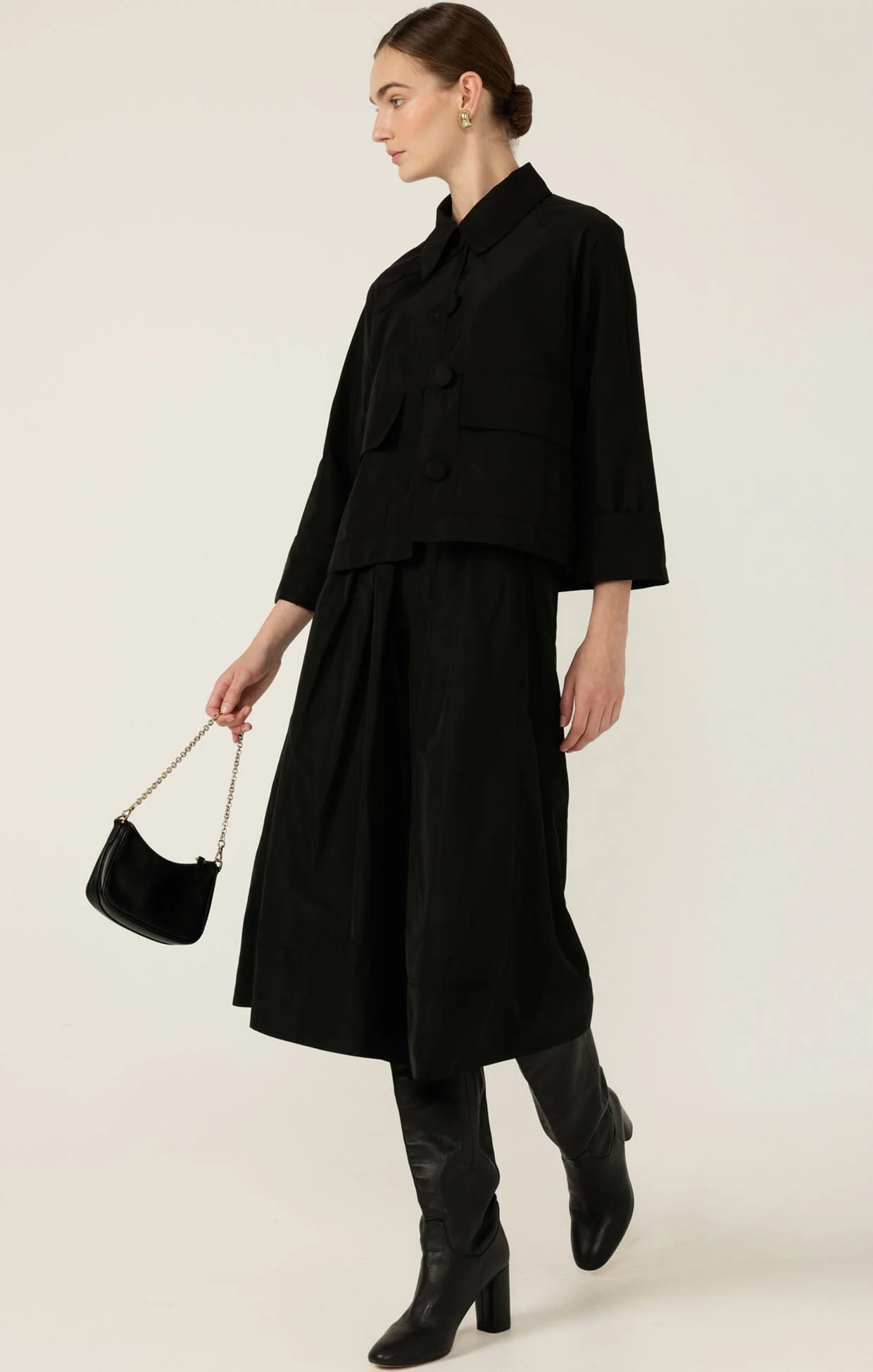BUTTON UP CROPPED JACKET - Image 8