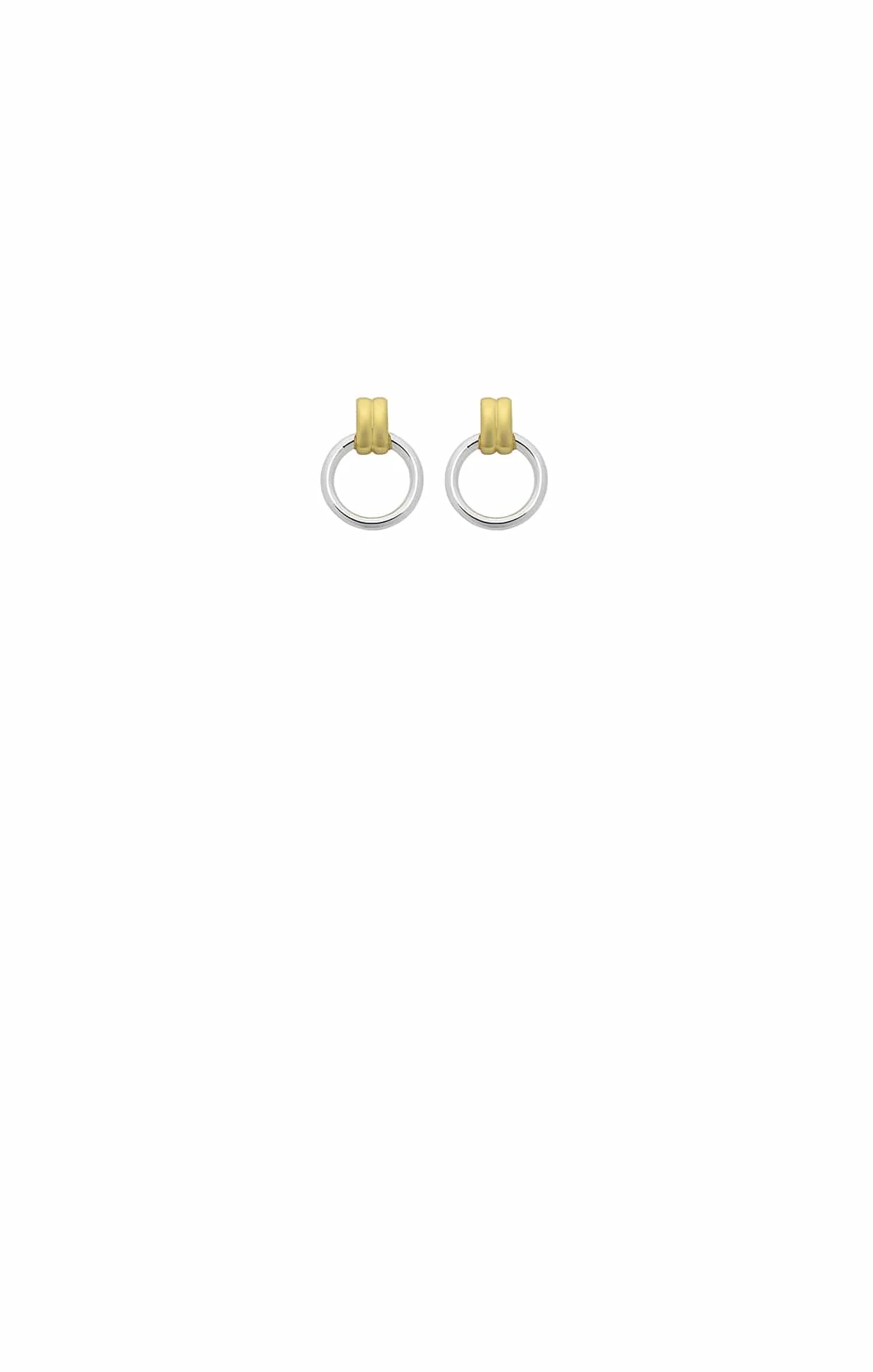 CARMEN TWO TONE EARRINGS