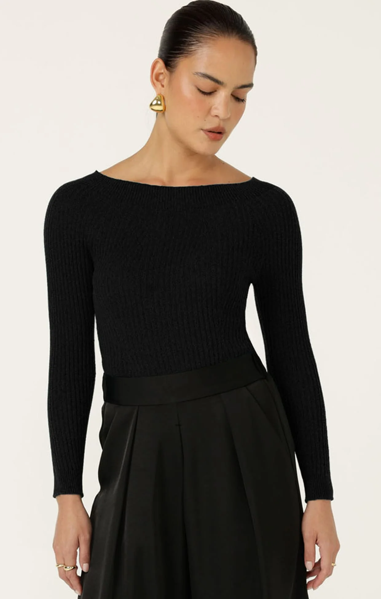 CLAIRE KNIT IN BLACK