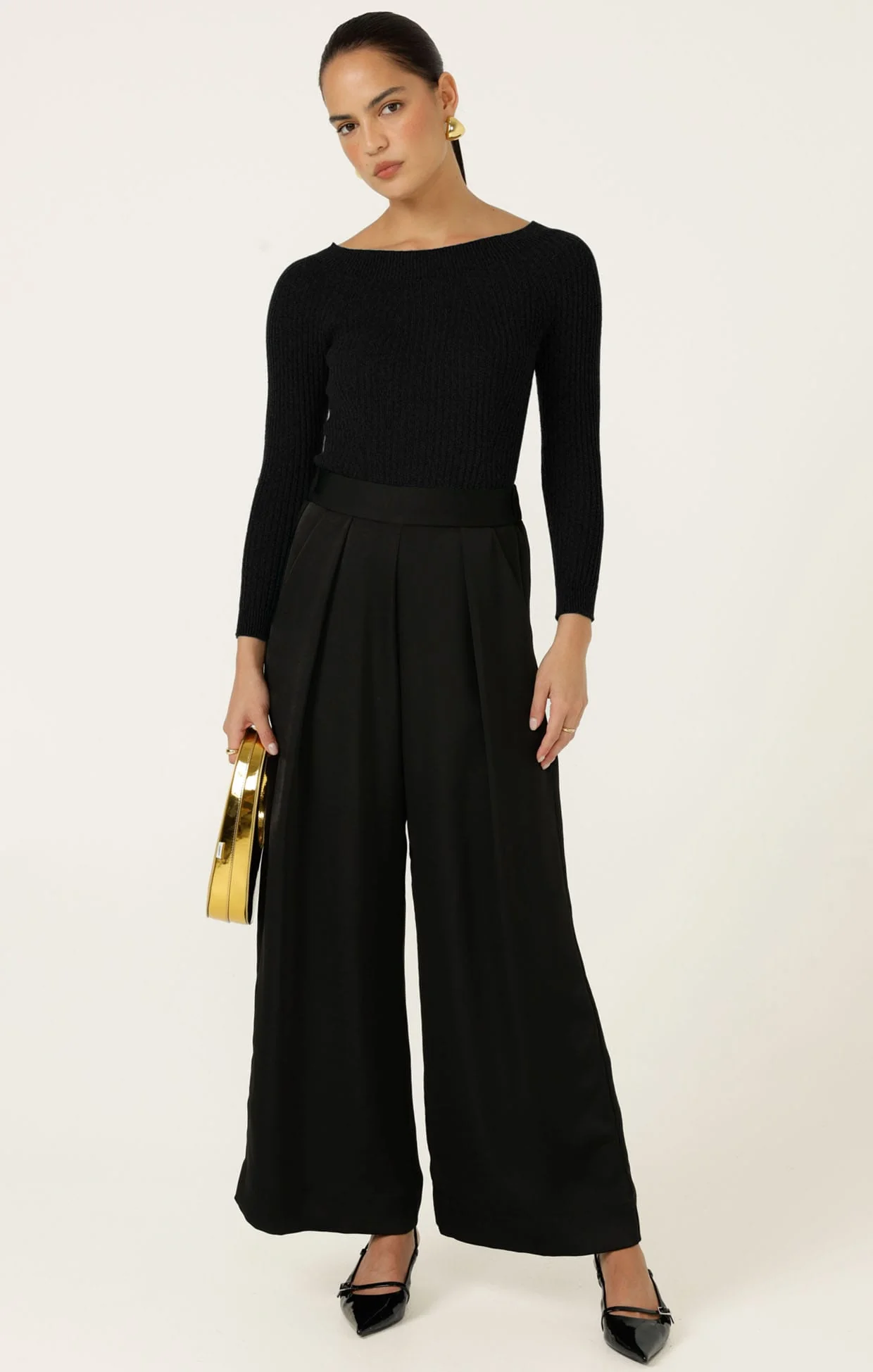CLAIRE KNIT IN BLACK - Image 2