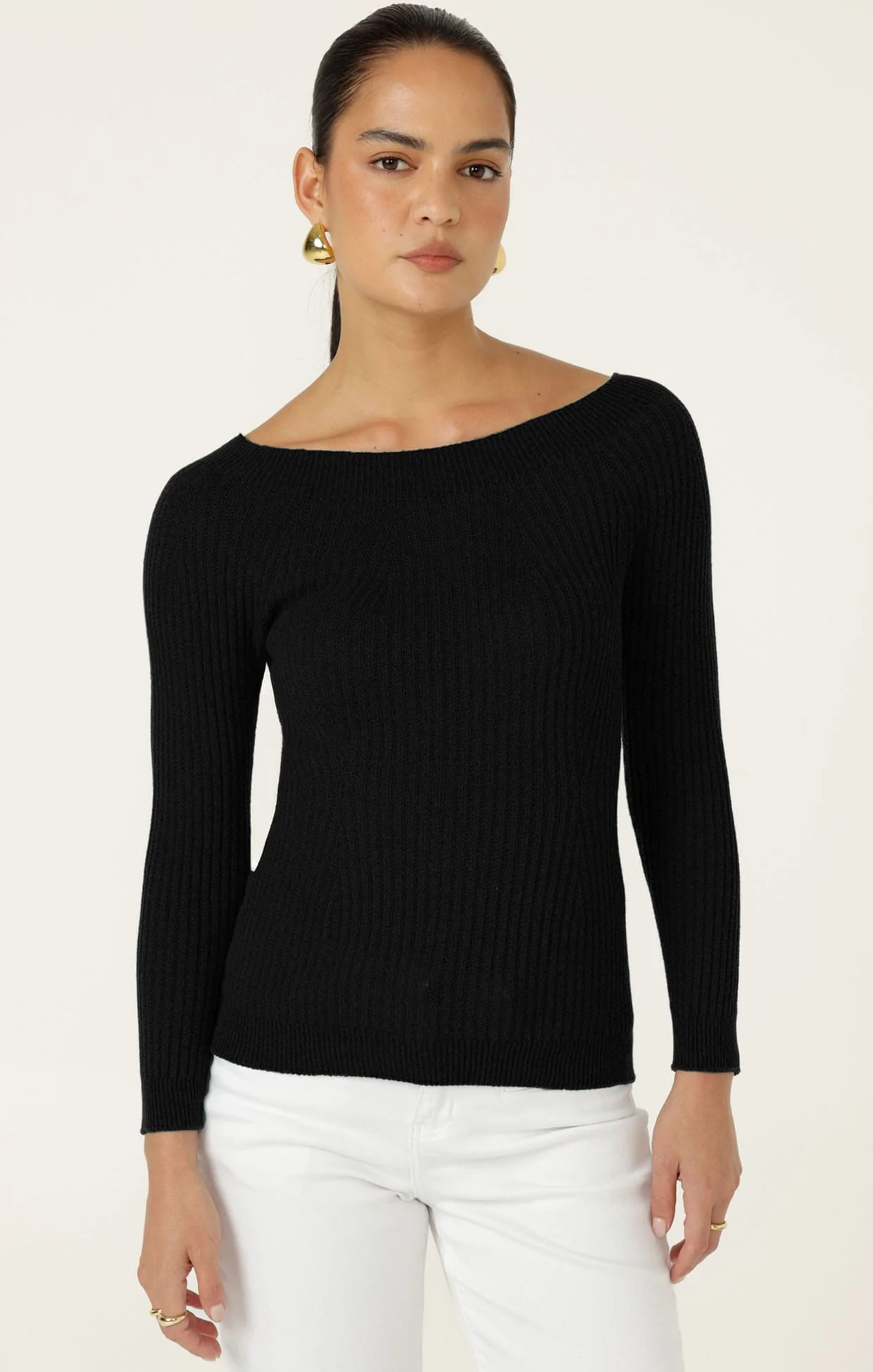 CLAIRE KNIT IN BLACK - Image 3