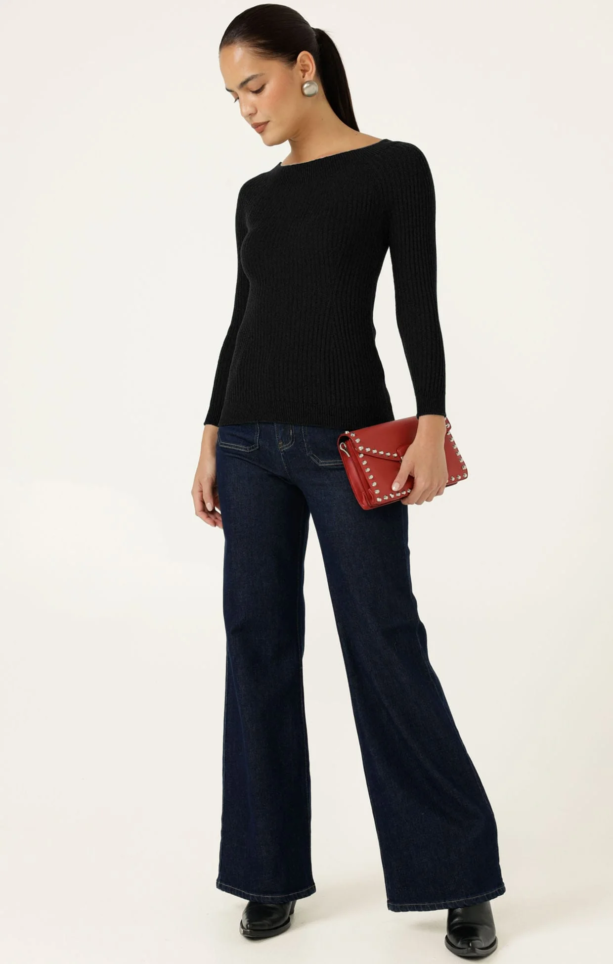 CLAIRE KNIT IN BLACK - Image 6
