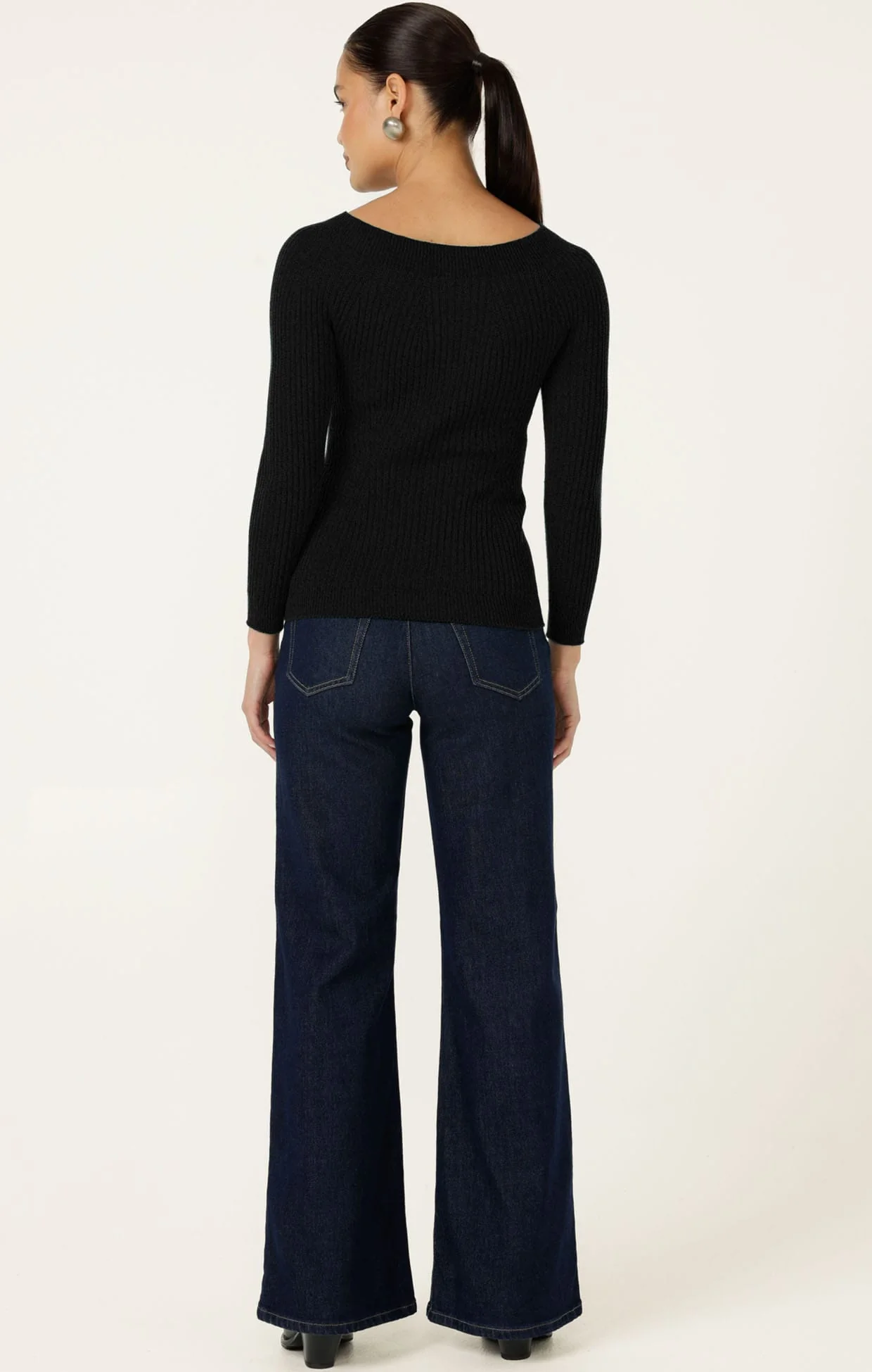 CLAIRE KNIT IN BLACK - Image 9