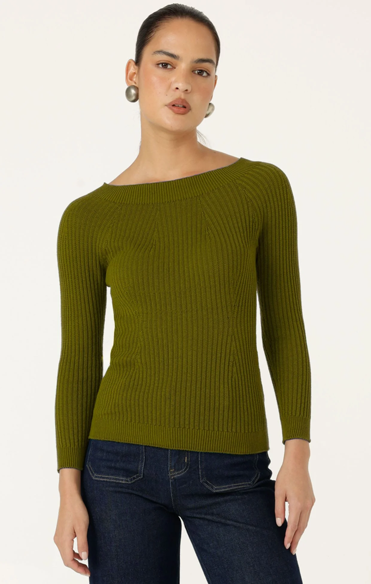 CLAIRE KNIT IN OLIVE