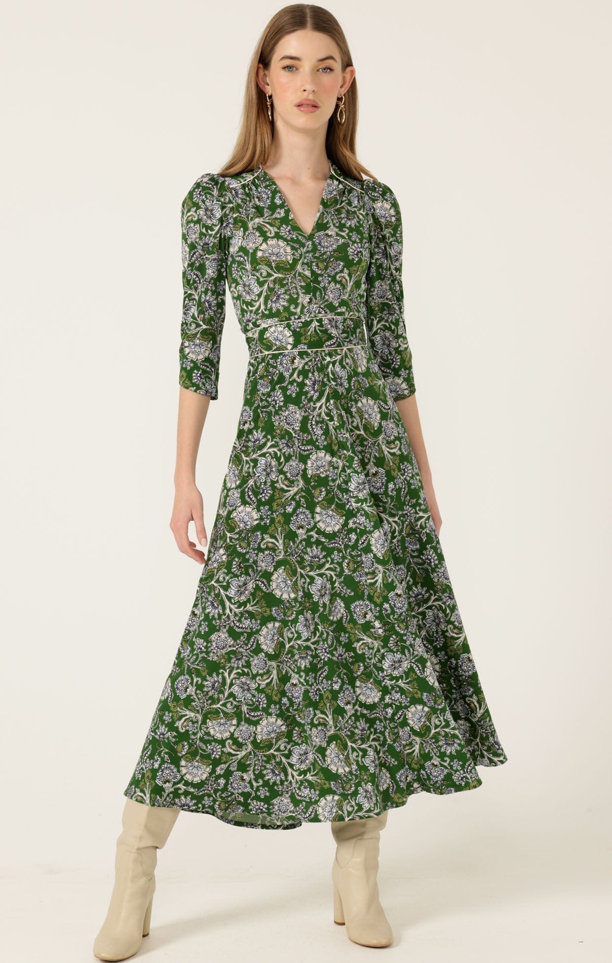 CLOVER MIDI DRESS
