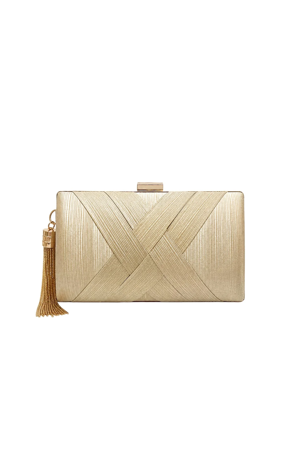 DEANNA EVENING BAG IN GOLD