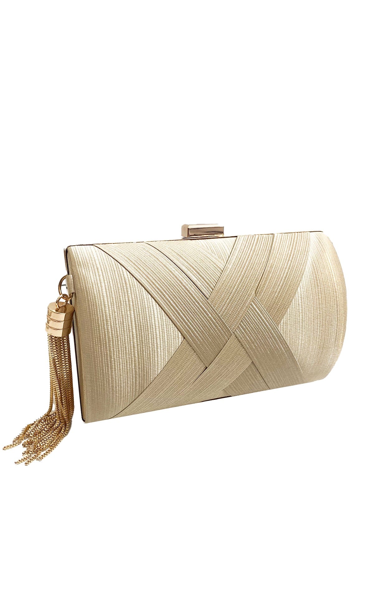 DEANNA EVENING BAG IN GOLD - Image 2