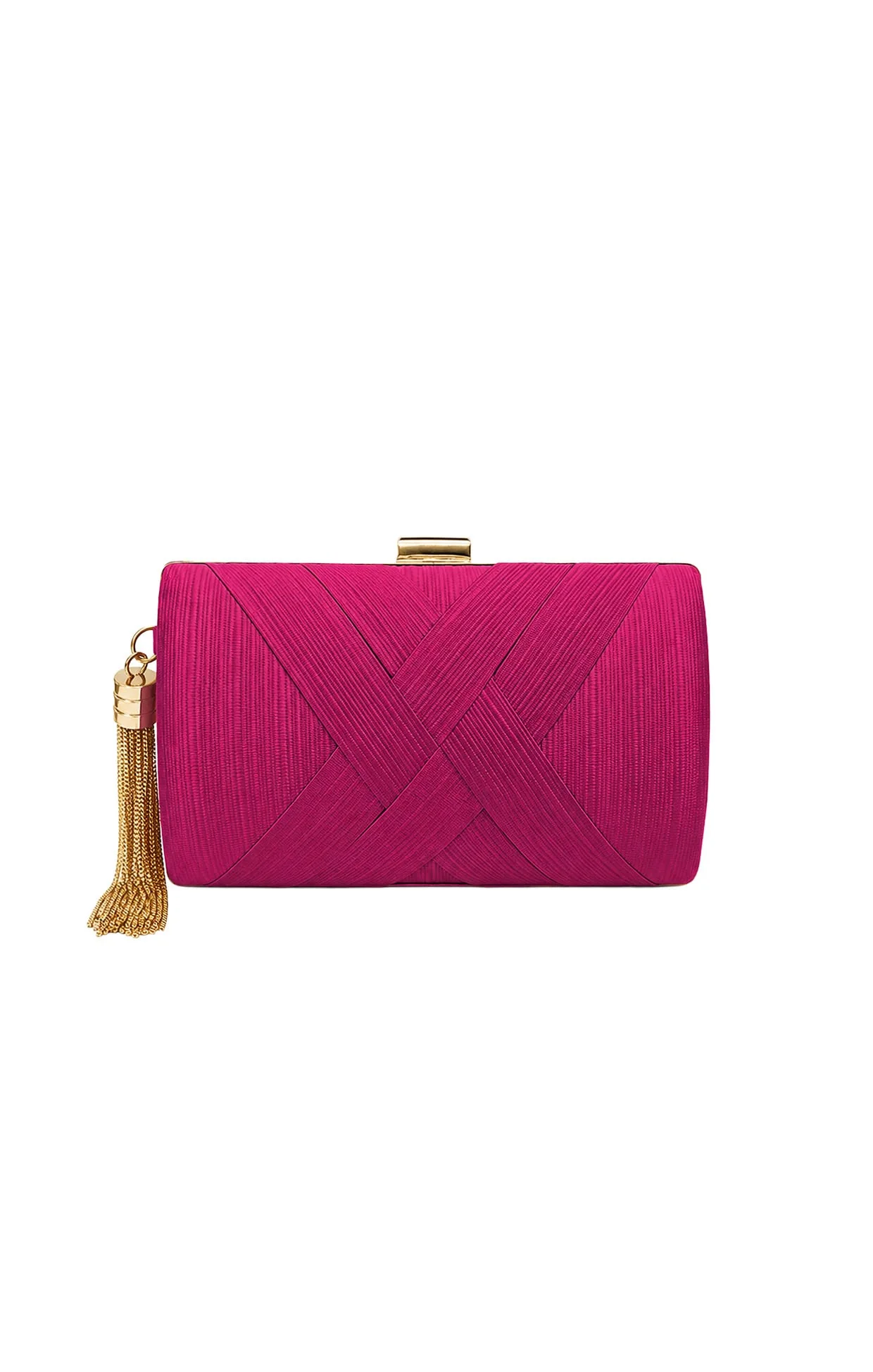 DEANNA EVENING BAG IN MAGENTA