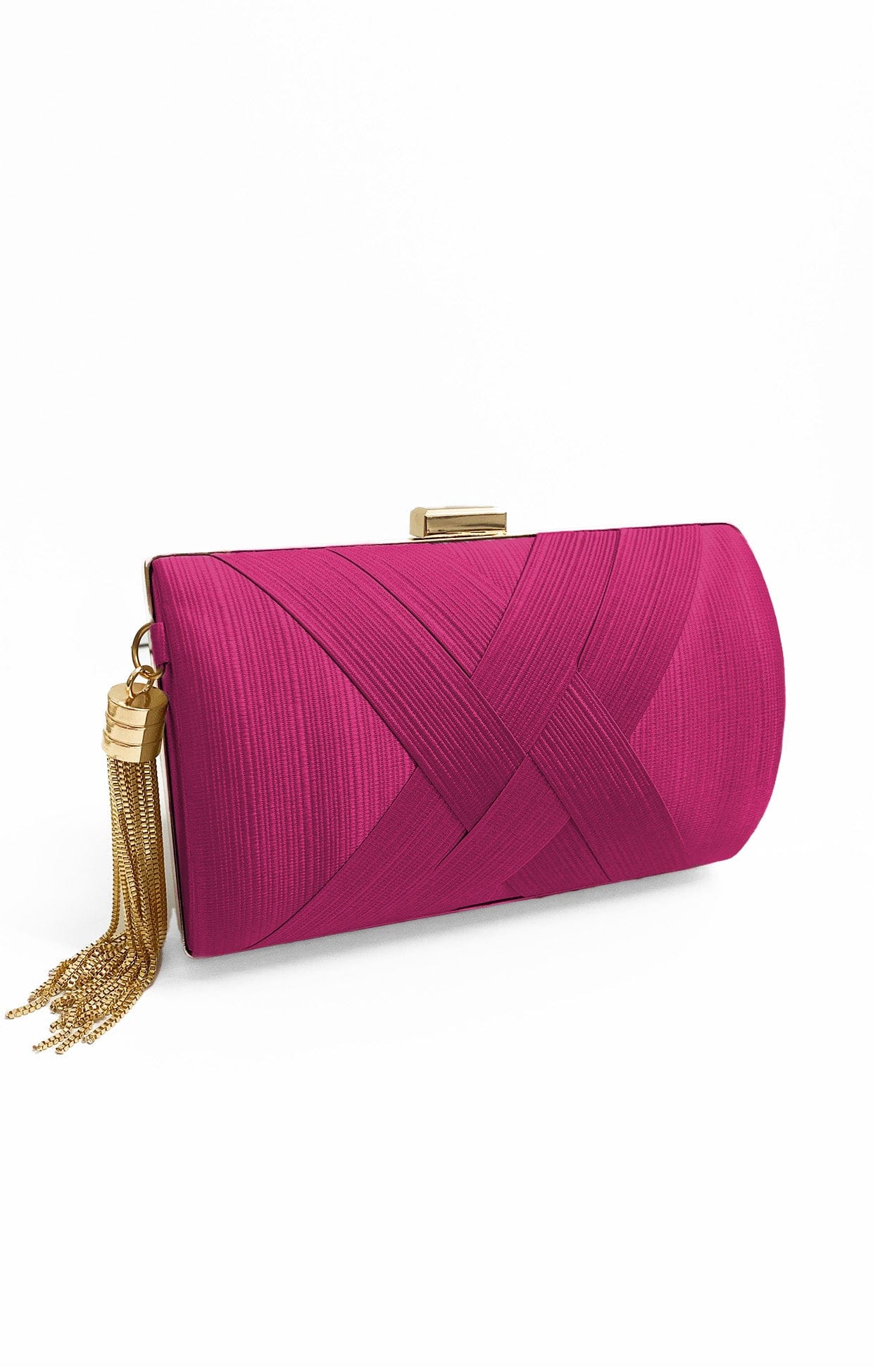 DEANNA EVENING BAG IN MAGENTA - Image 2