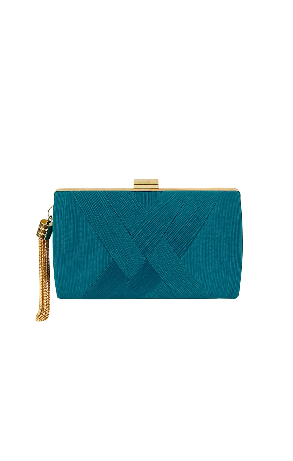 DEANNA EVENING BAG IN TEAL