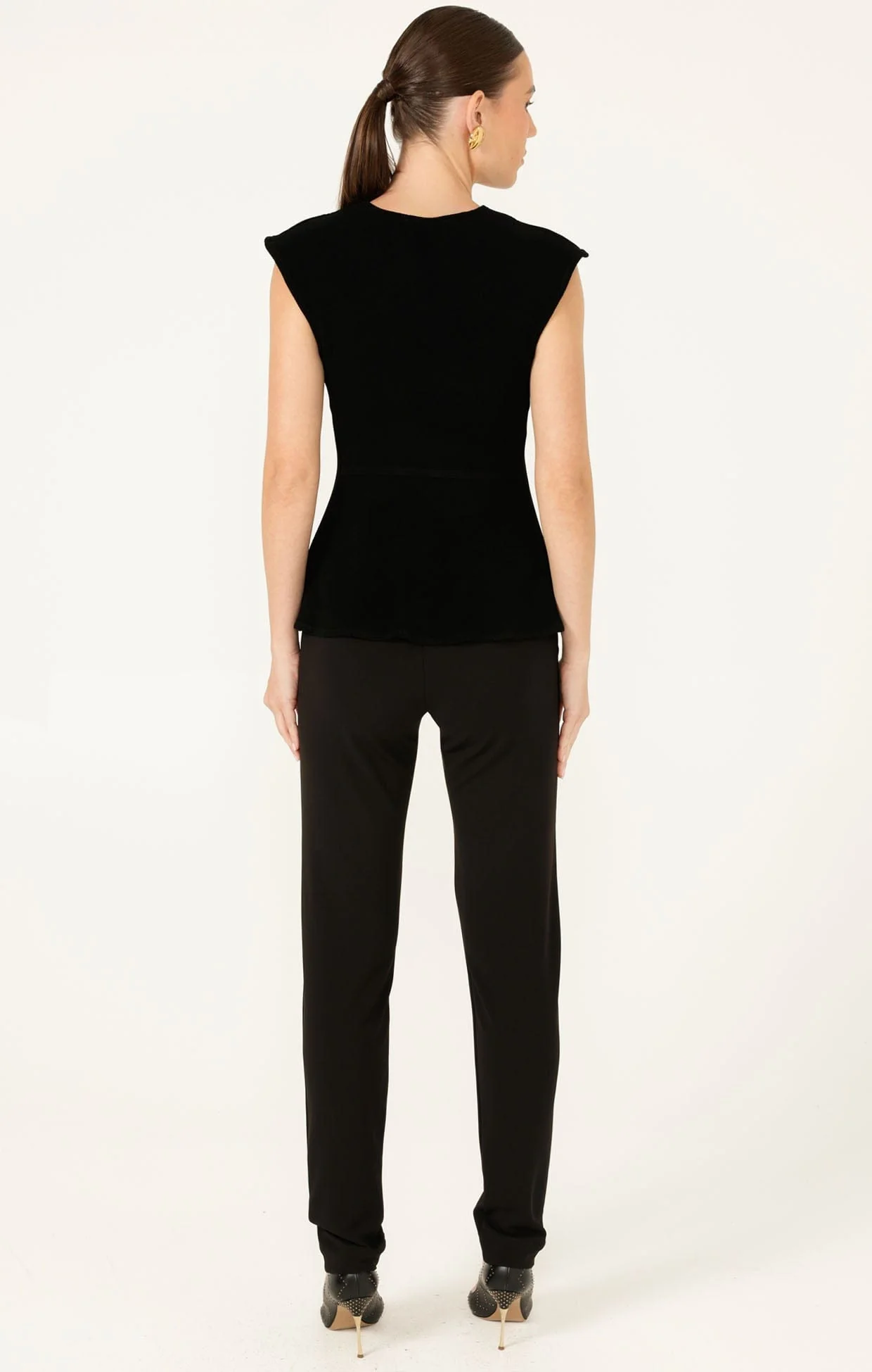 FAUX WRAP PEPLUM TOP - Image 10
