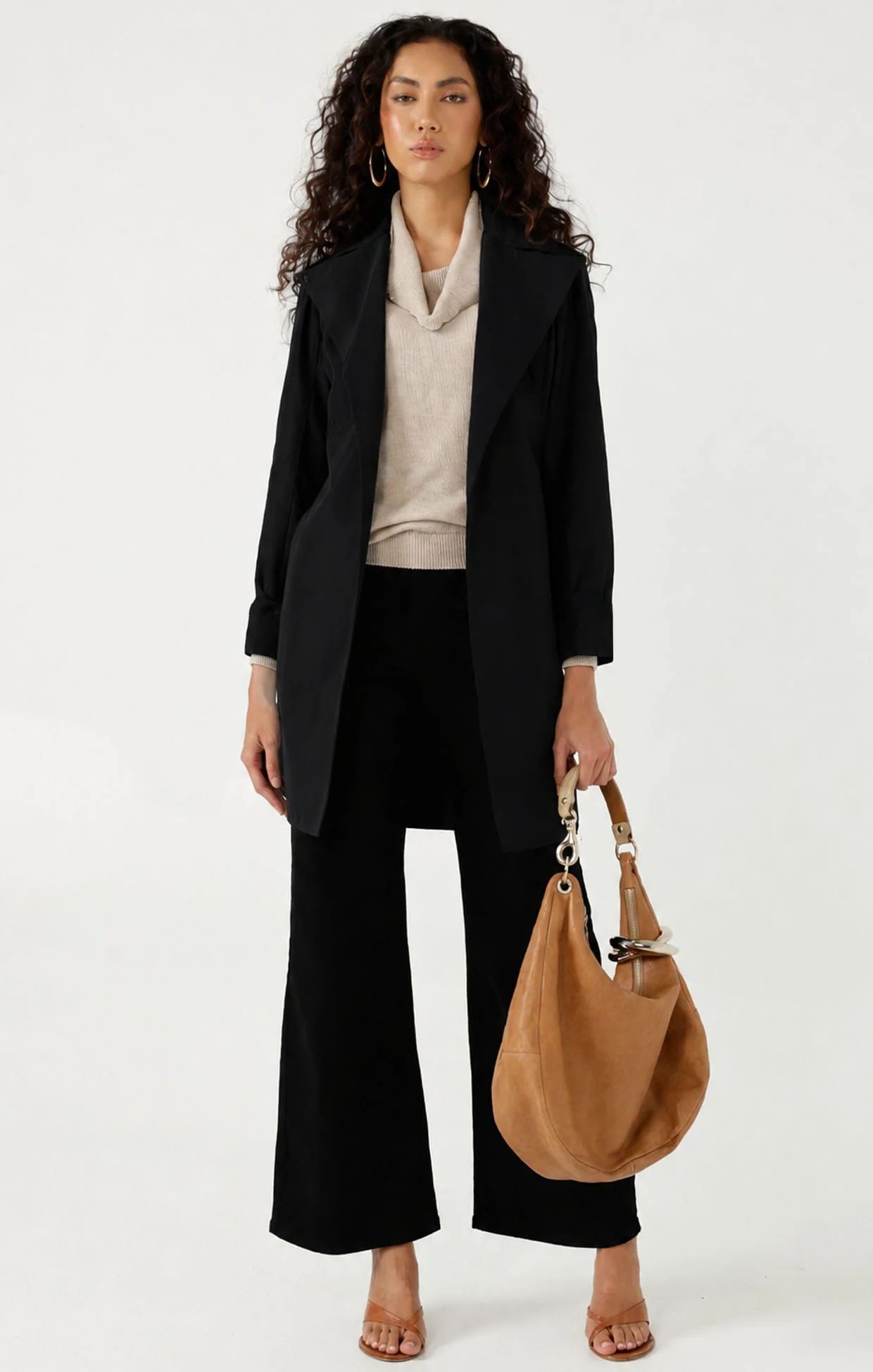 HARPER WIDE LEG JEAN IN BLACK - Image 2