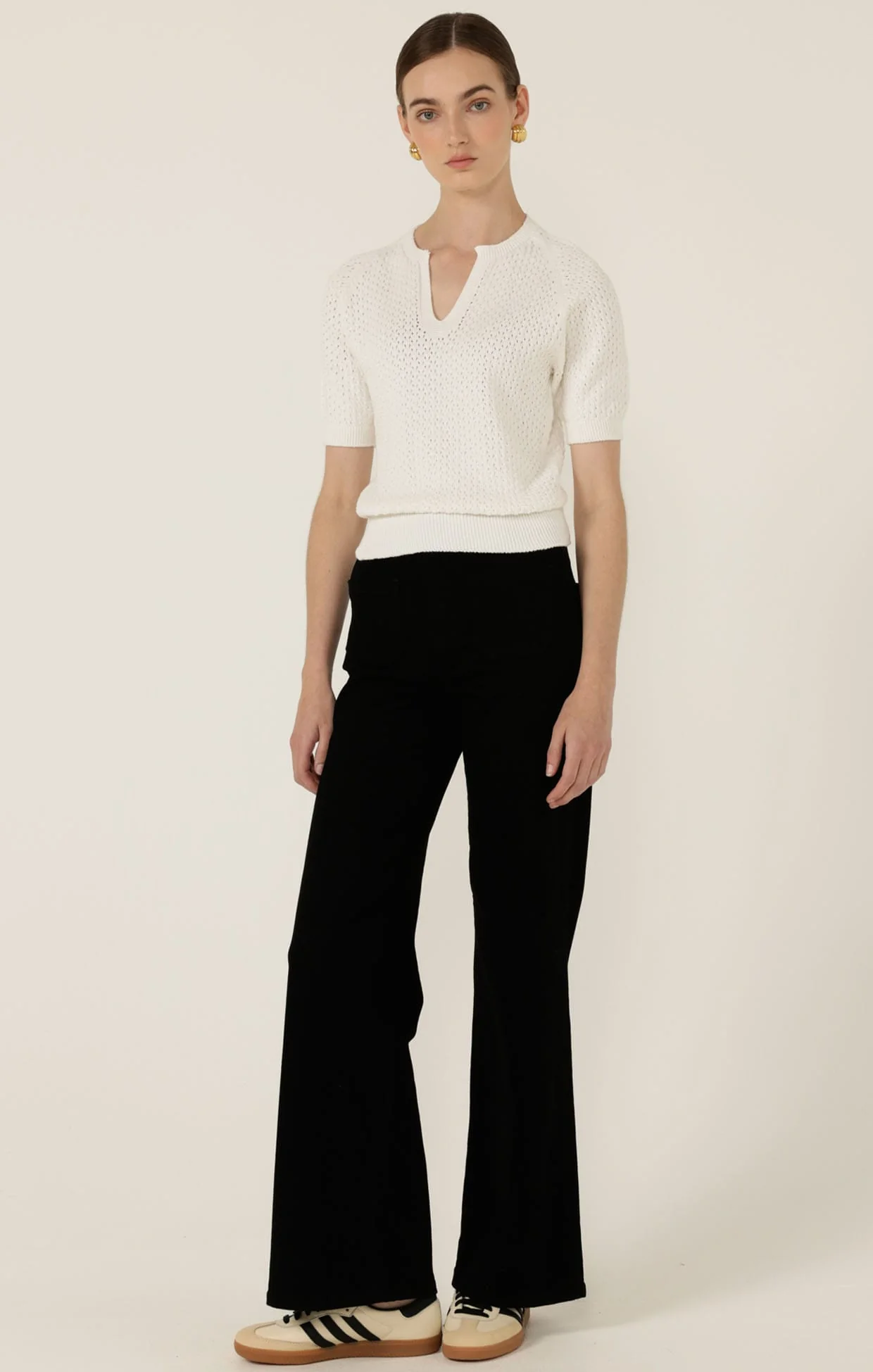 HARPER WIDE LEG JEAN IN BLACK - Image 8