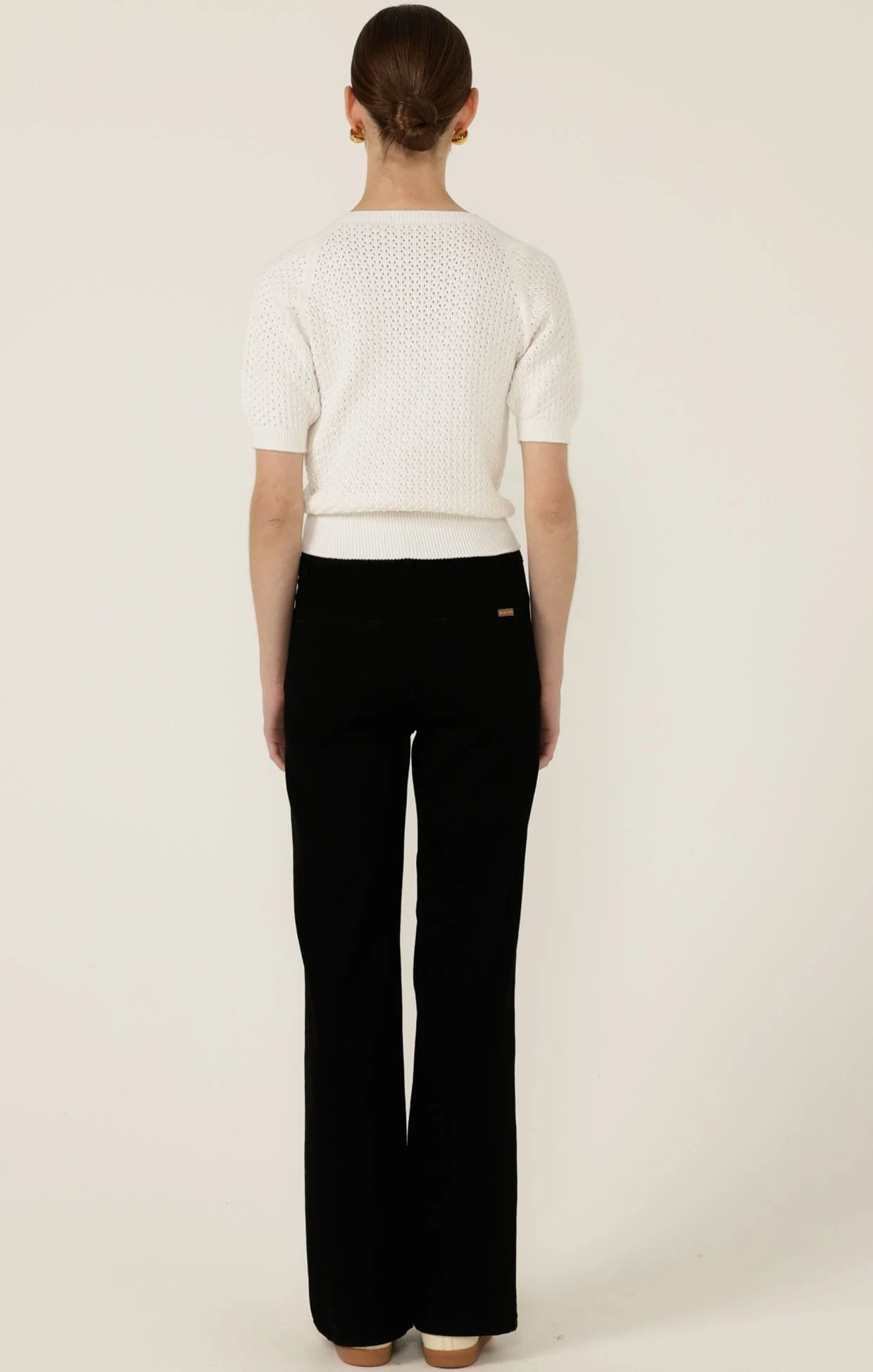 HARPER WIDE LEG JEAN IN BLACK - Image 9