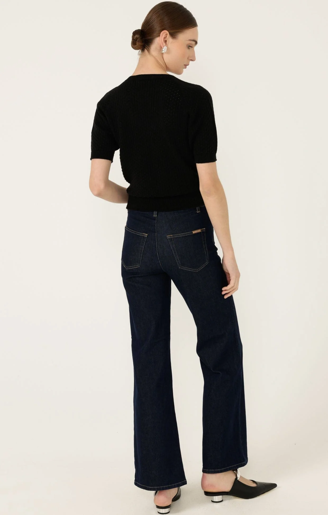 HARPER WIDE LEG JEAN IN INDIGO - Image 7