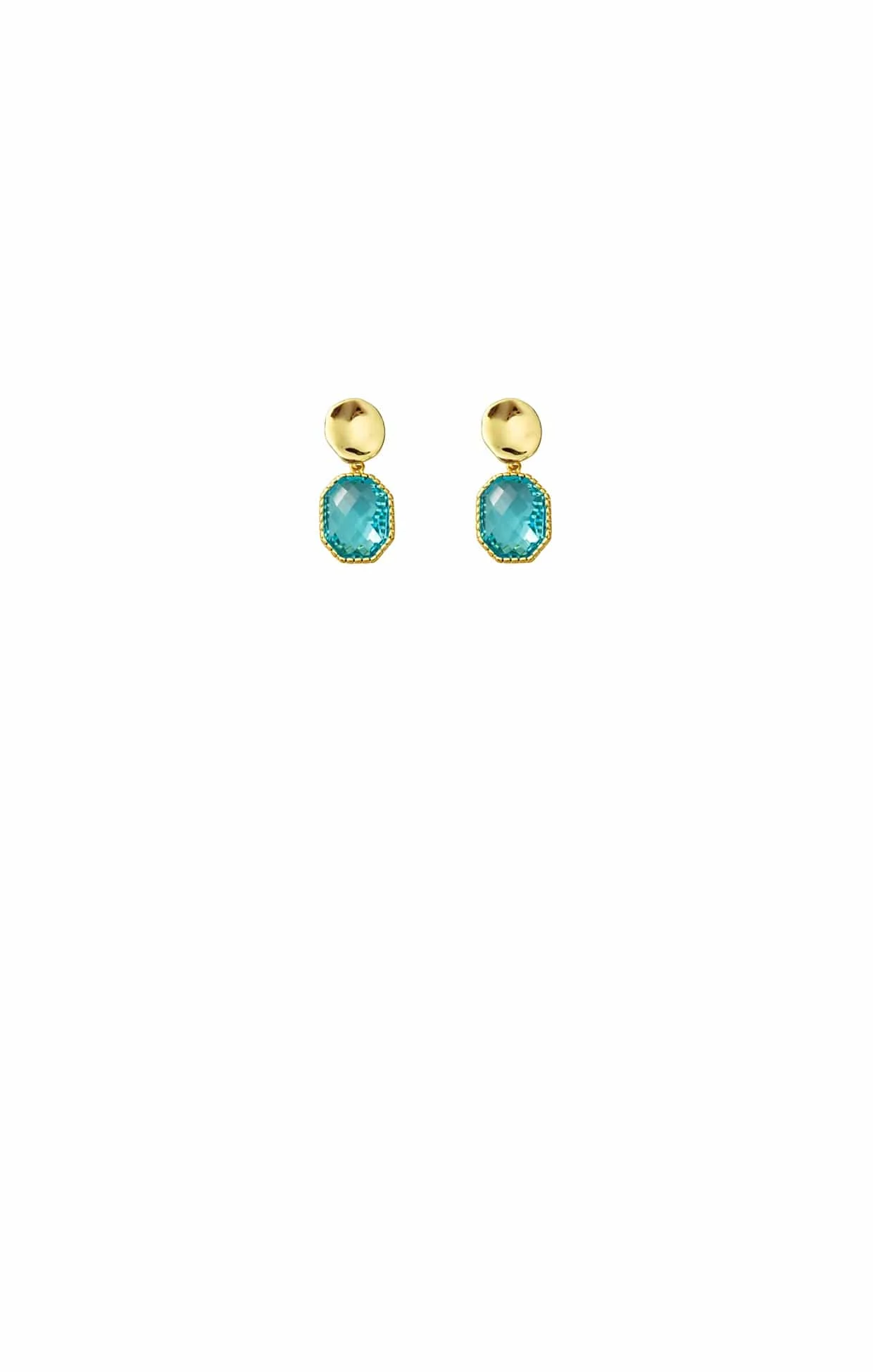 HAZEL DROP EARRINGS IN LIGHT SAPPHIRE