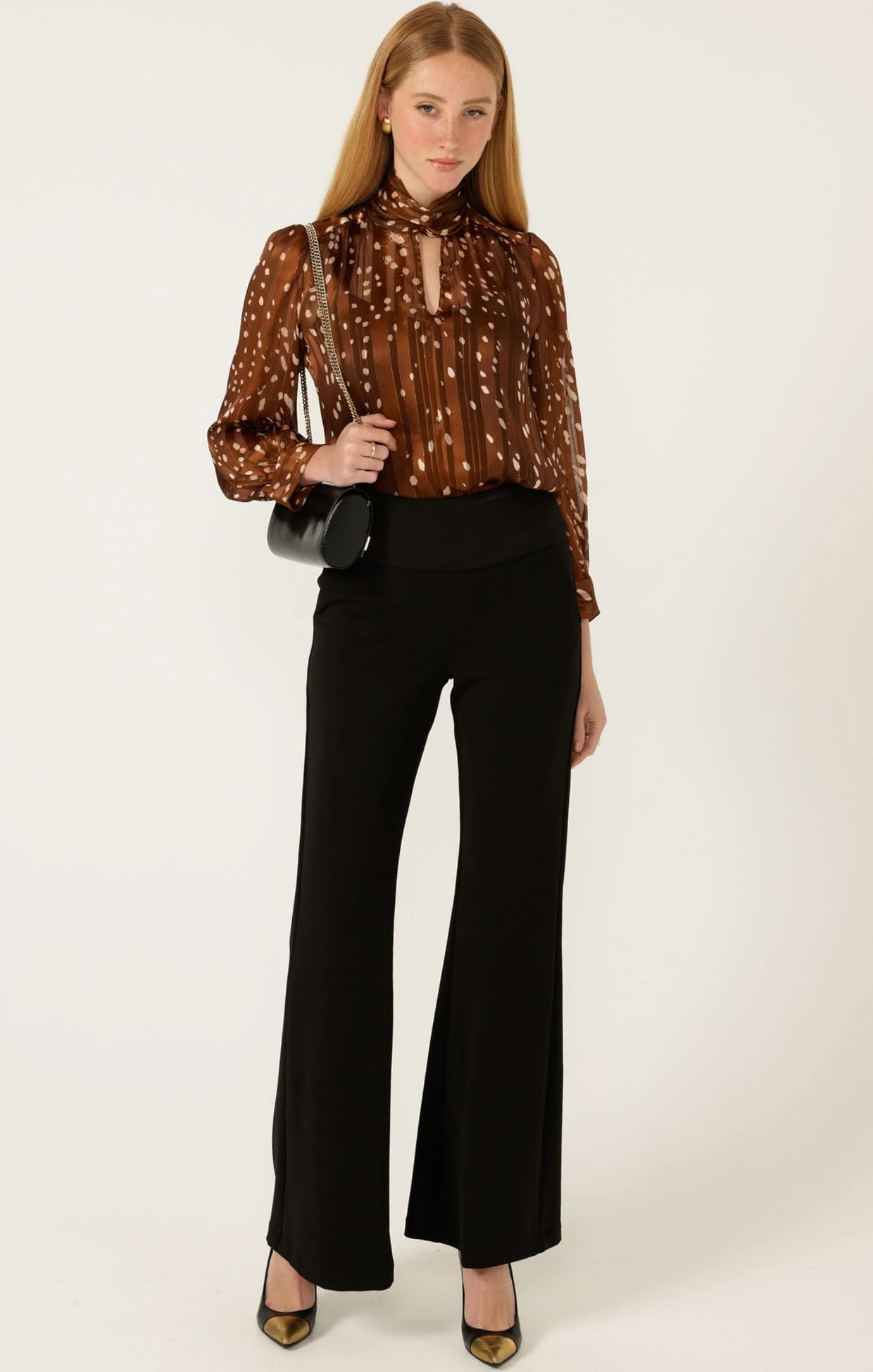 HAZEL TIE FRONT BLOUSE - Image 4