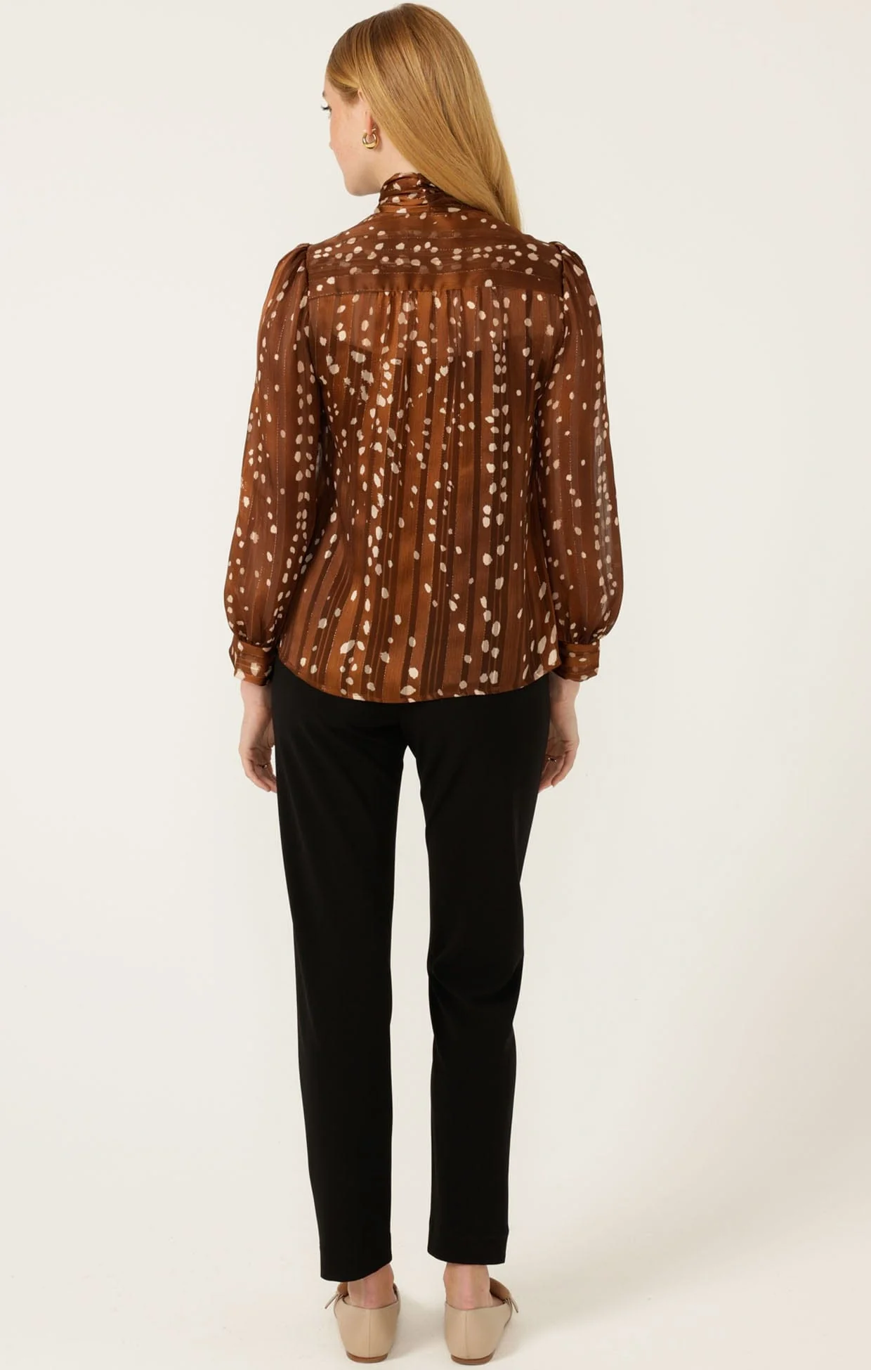 HAZEL TIE FRONT BLOUSE - Image 8