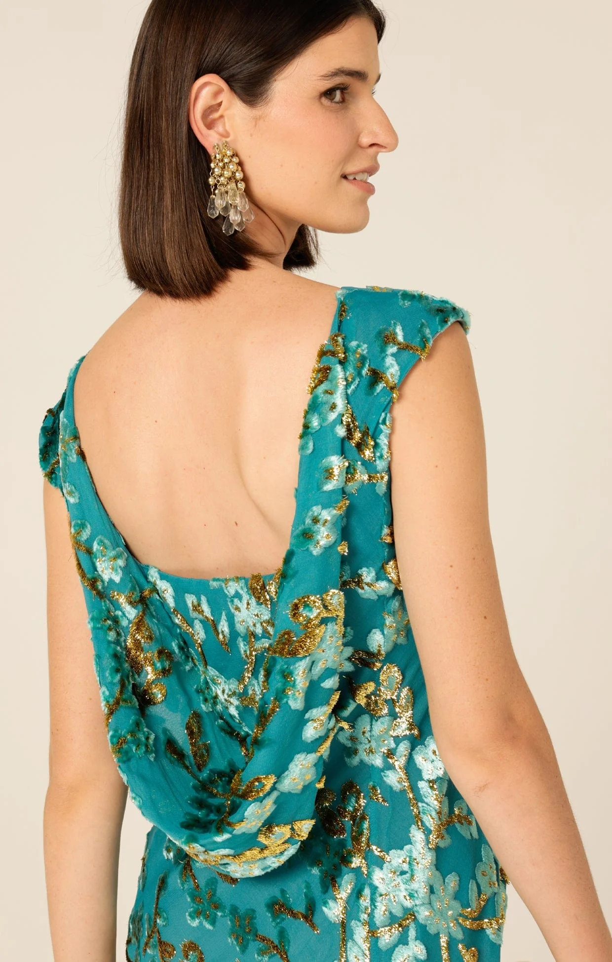 HEAVENLY HEIGHTS MAXI DRESS IN TURQUOISE - Image 11