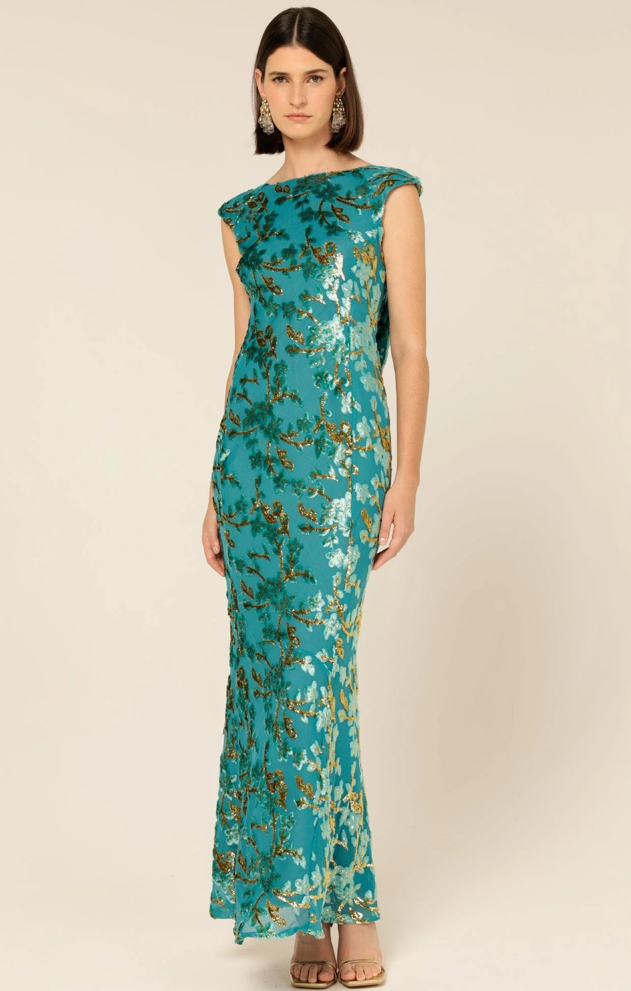 HEAVENLY HEIGHTS MAXI DRESS IN TURQUOISE - Image 8