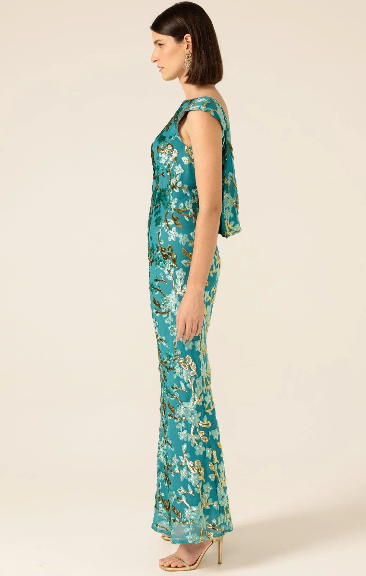 HEAVENLY HEIGHTS MAXI DRESS IN TURQUOISE - Image 9