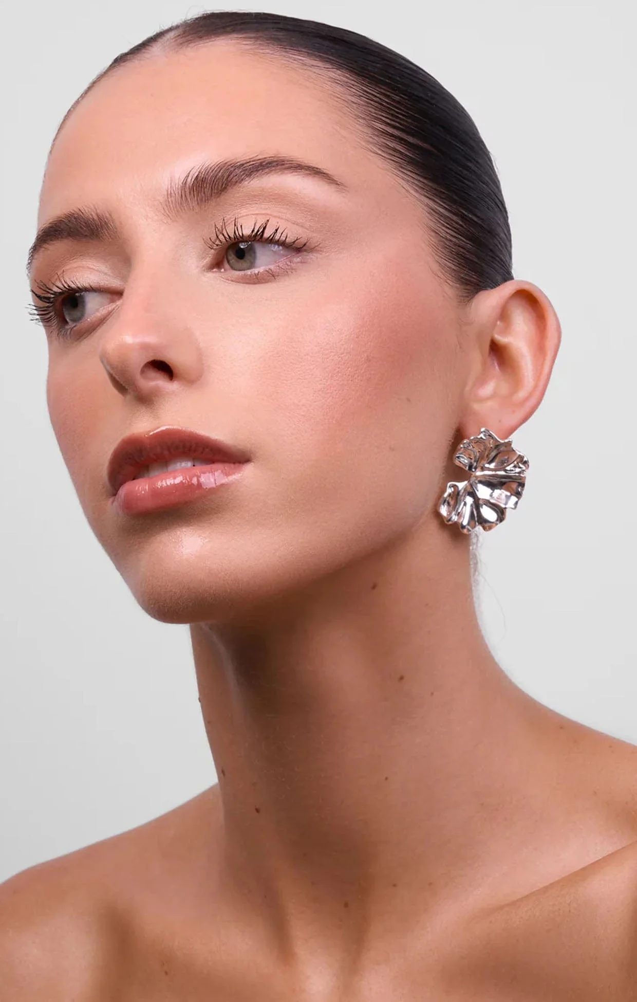 HENRIETTA EARRINGS IN SILVER - Image 2
