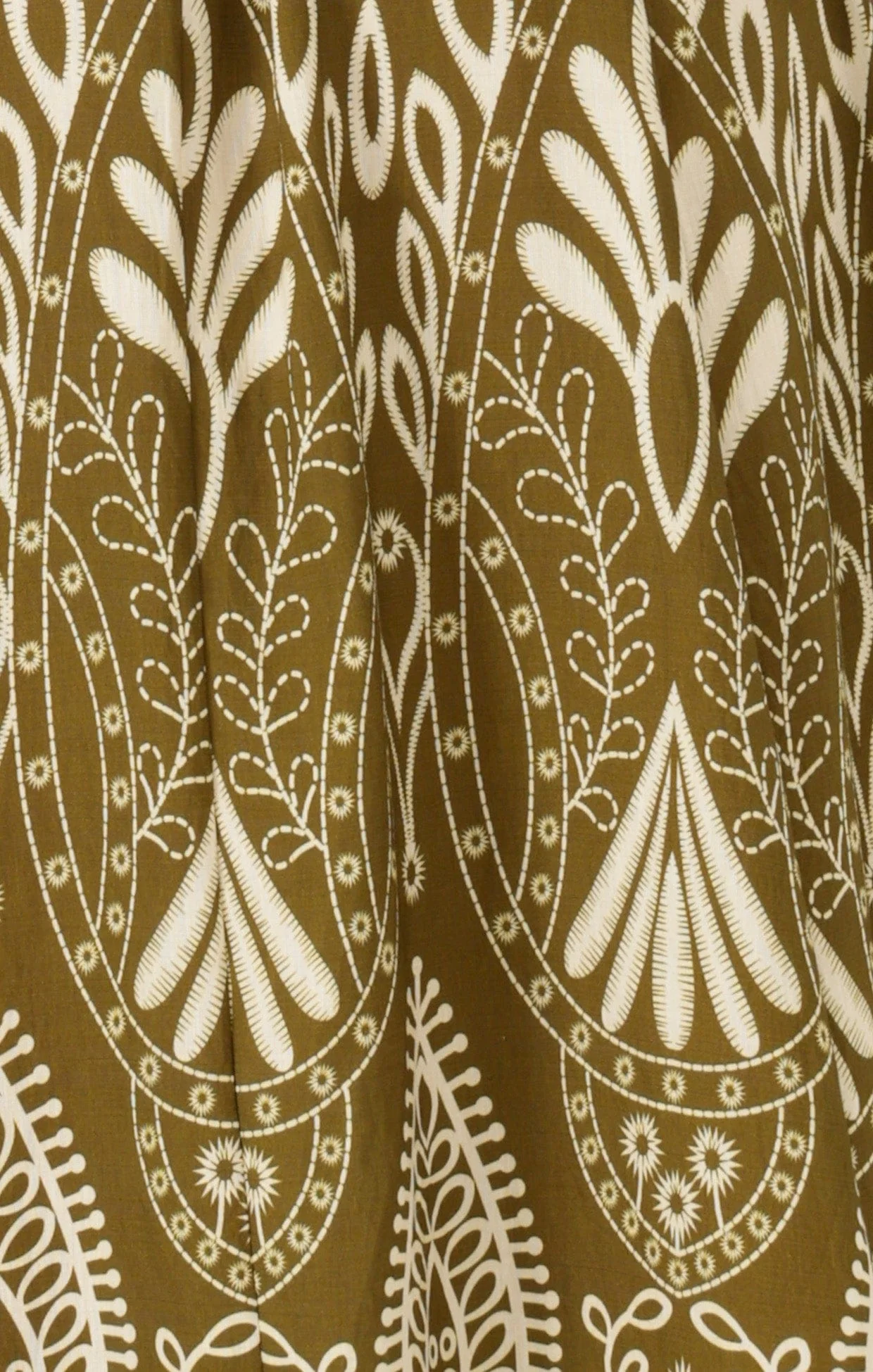 KIRRA SHIFT DRESS IN OLIVE CREAM - Image 9