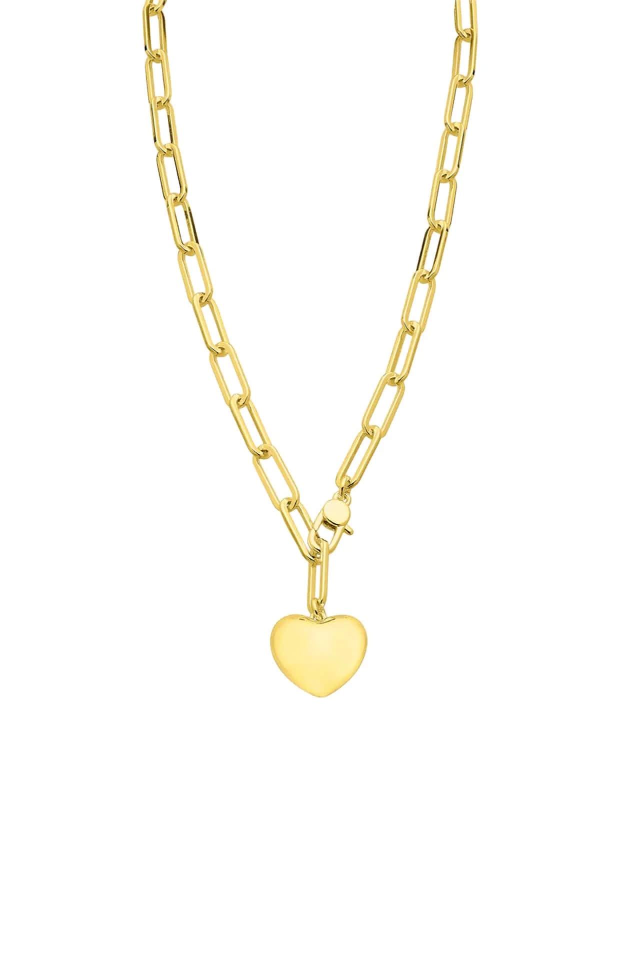 LOTTE HEART NECKLACE IN GOLD