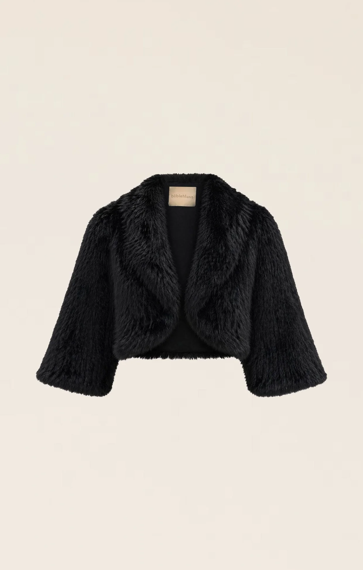 LUXE FUR BOLERO IN BLACK - Image 9