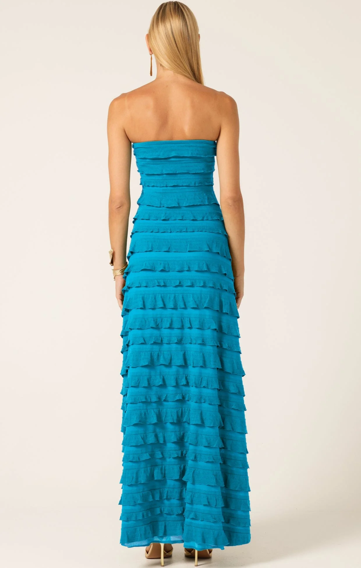 MADDISON DRESS IN AQUA BLUE - Image 10