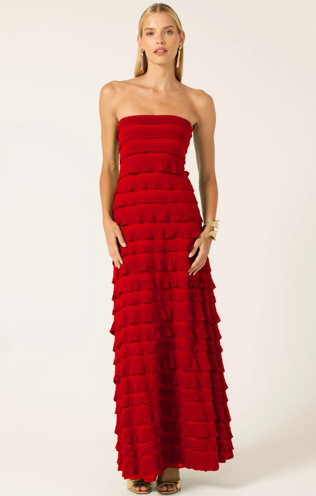 MADDISON DRESS IN CHERRY - Image 3