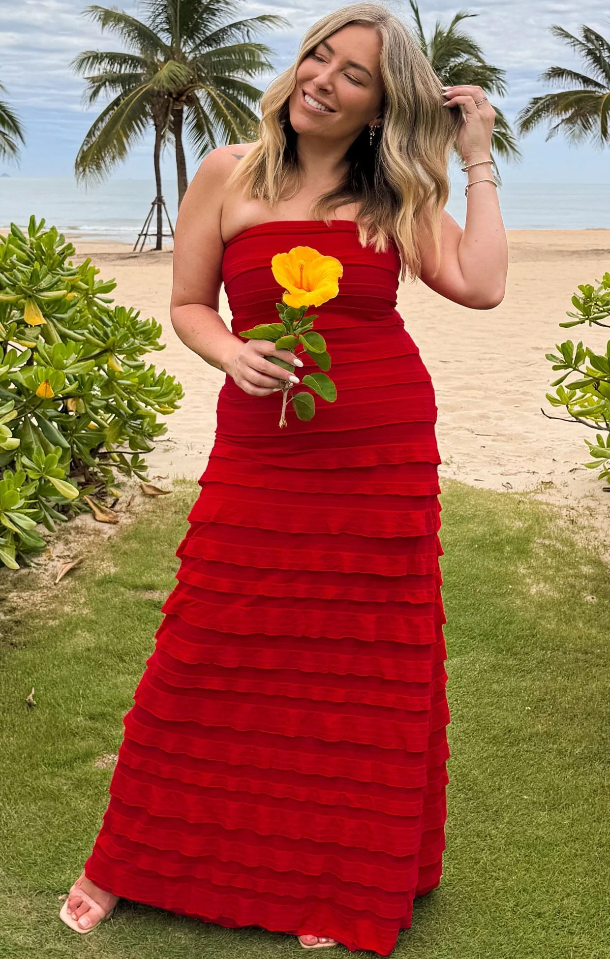 MADDISON DRESS IN CHERRY - Image 9