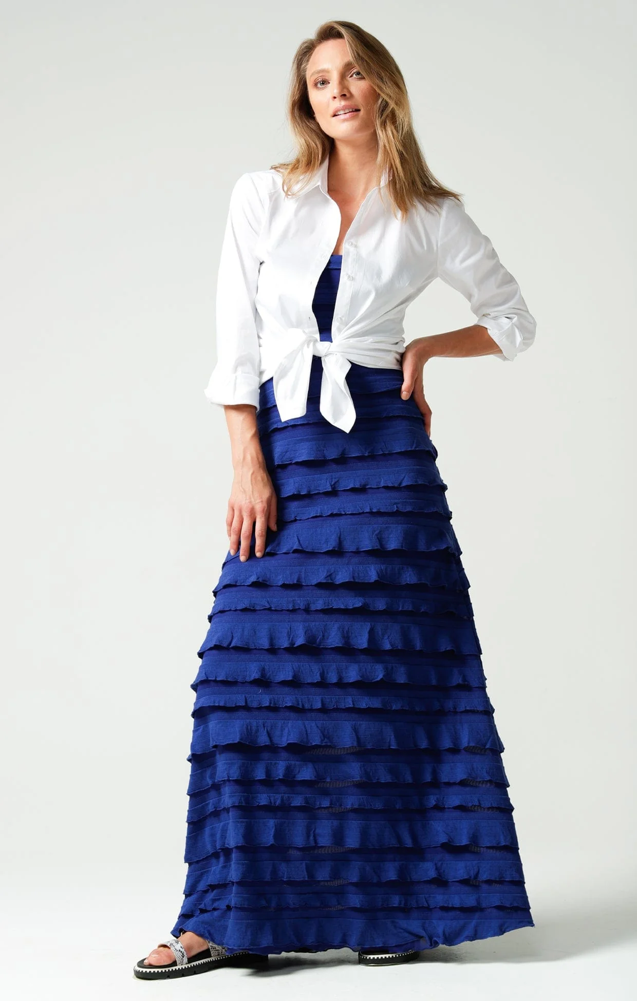 MADDISON MAXI DRESS IN SAPPHIRE - Image 8