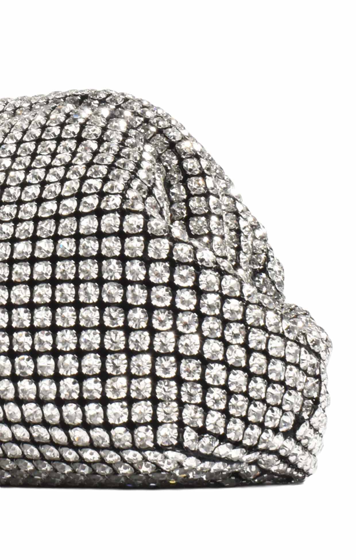 MARISA DIAMANTE CLUTCH BAG IN SILVER - Image 4