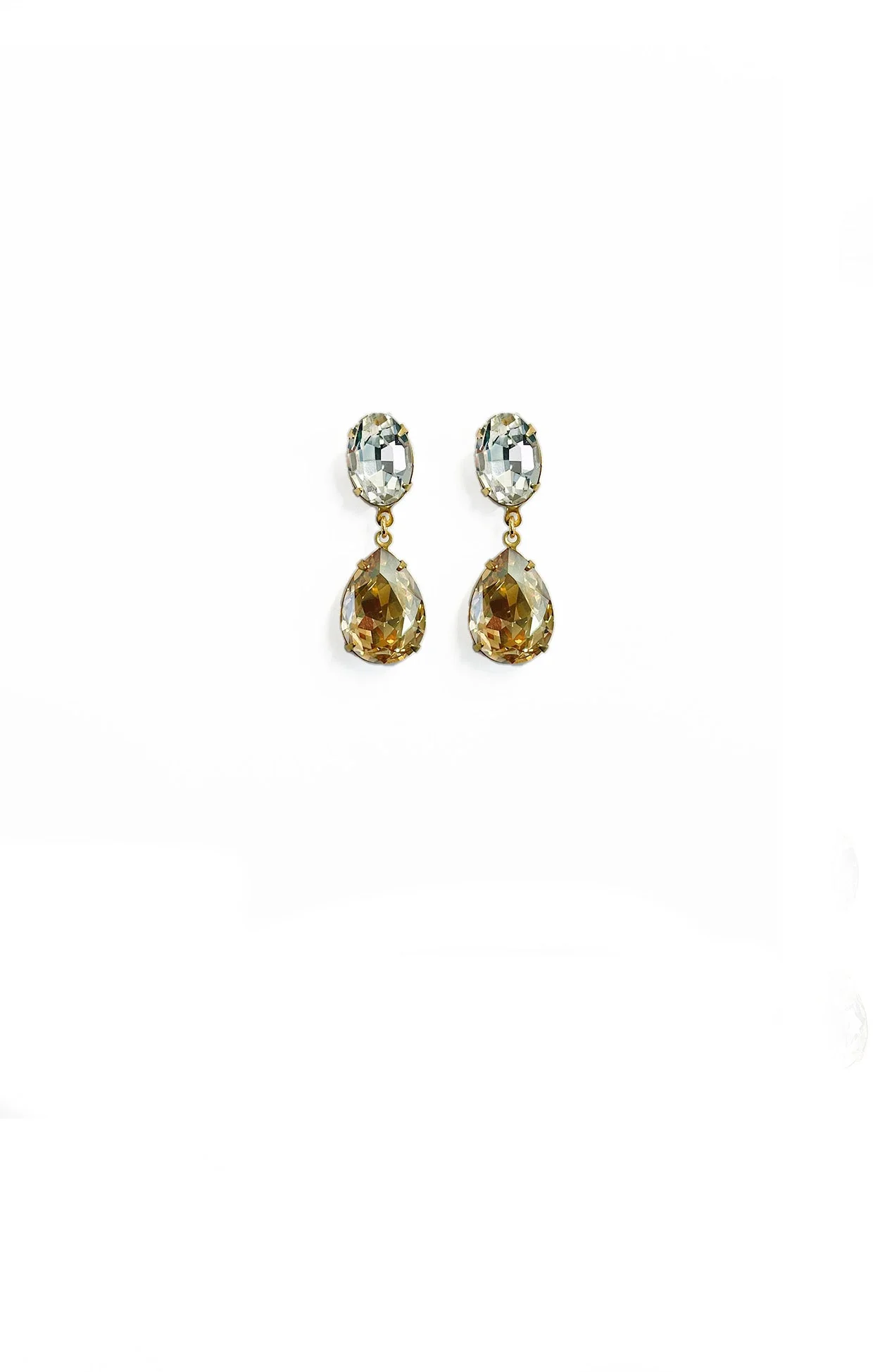 MIA DROP EARRINGS IN CHAMPAGNE