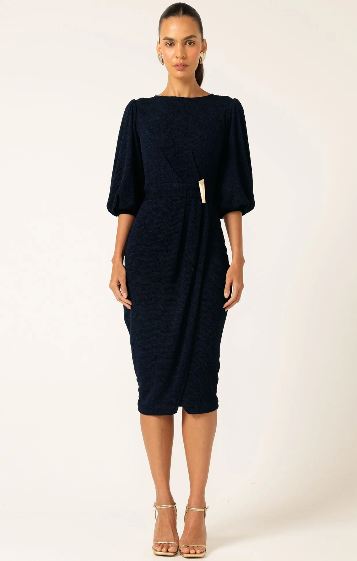 NICOLE DRESS NAVY