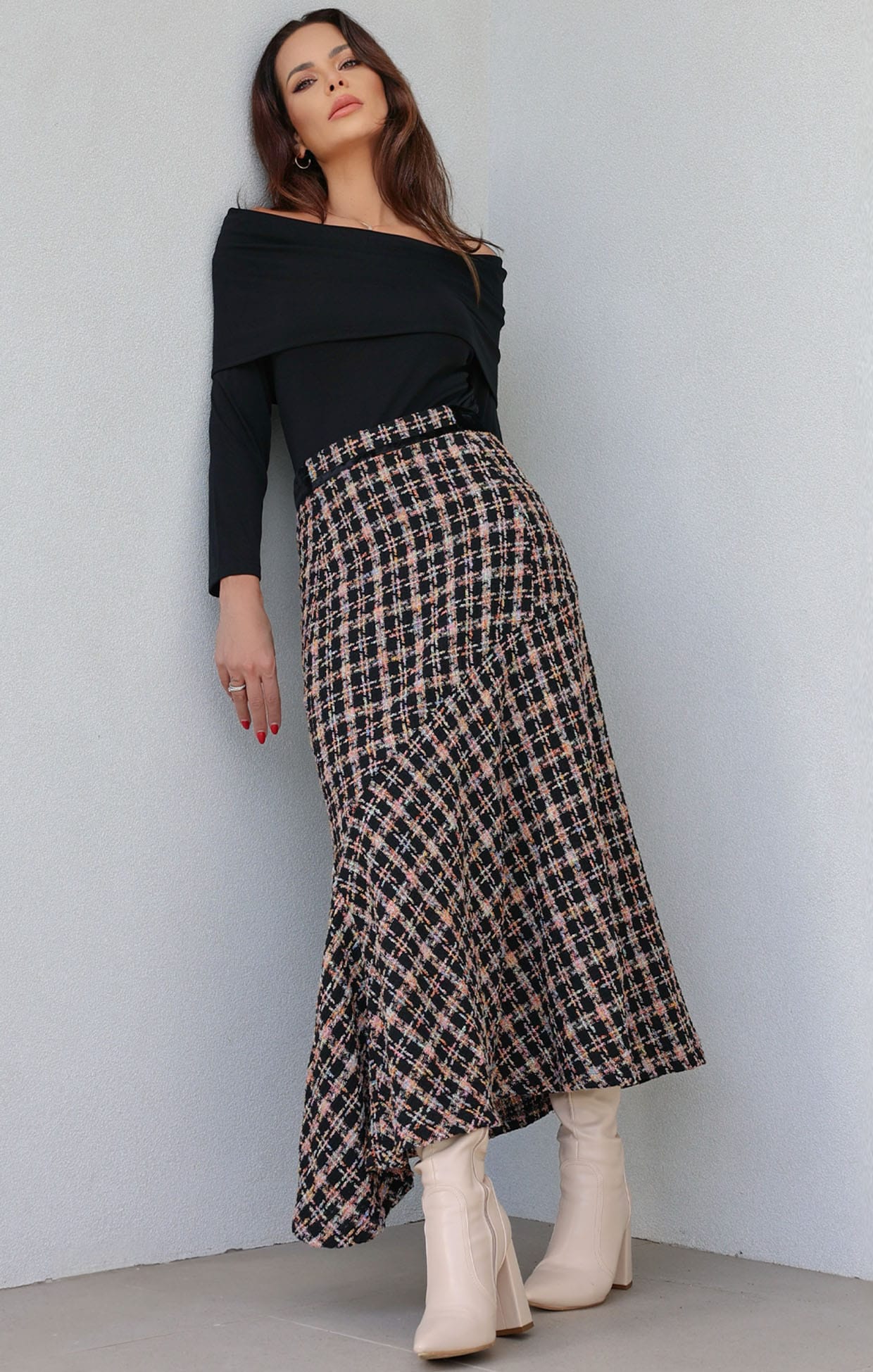 ONYX MIDI SKIRT - Image 6