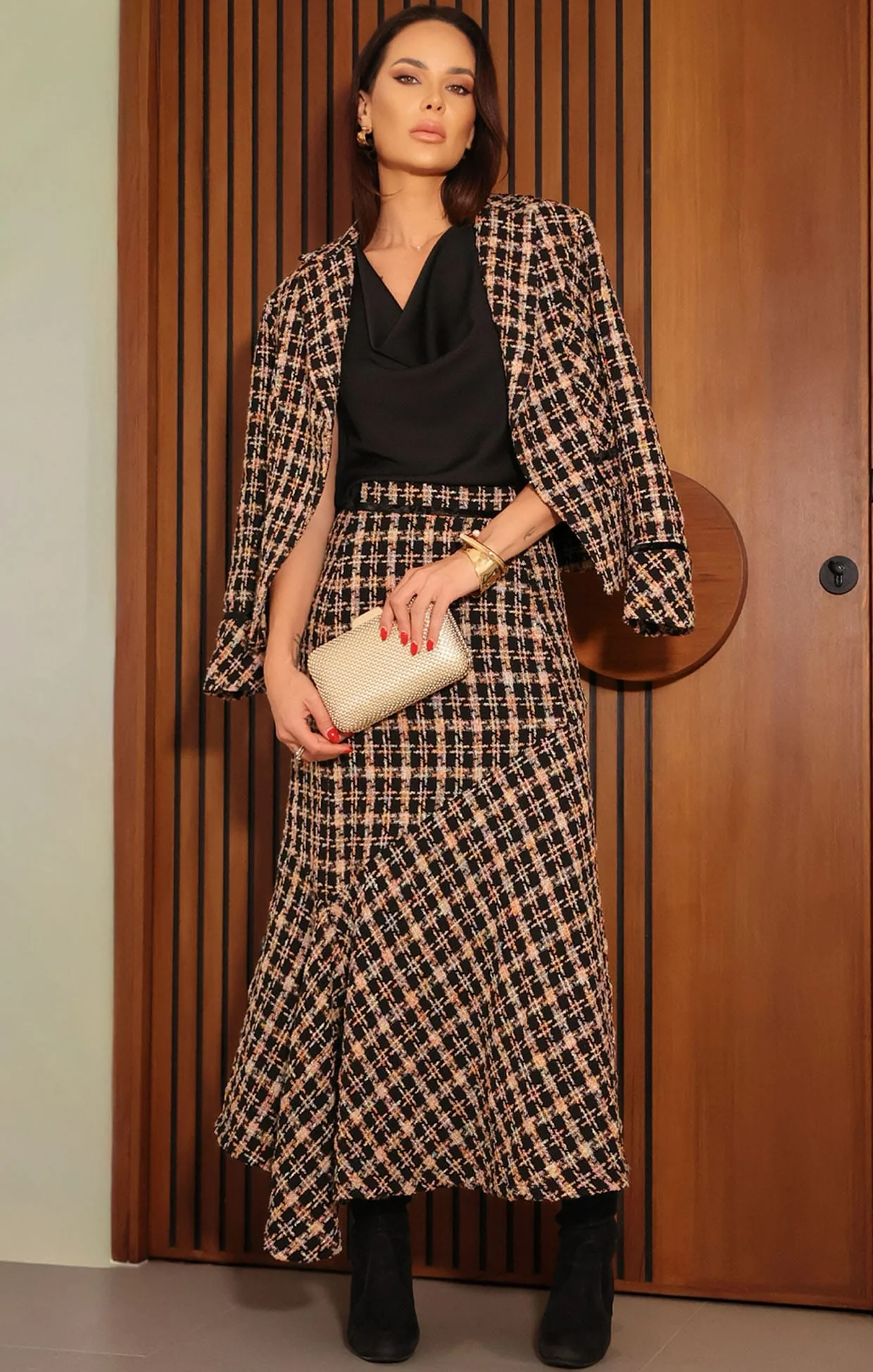 ONYX MIDI SKIRT - Image 7