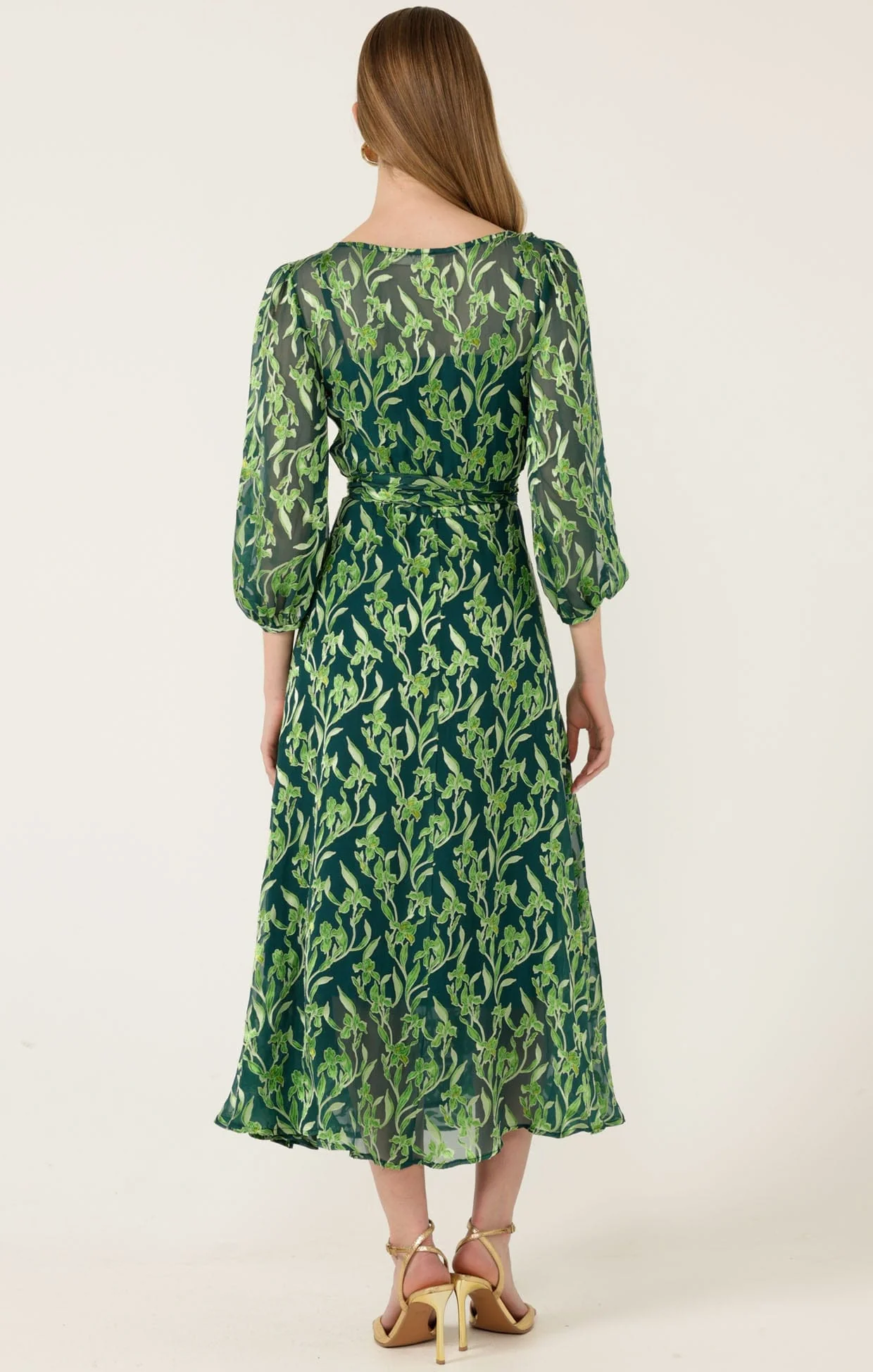 ORCHID WRAP DRESS - Image 8