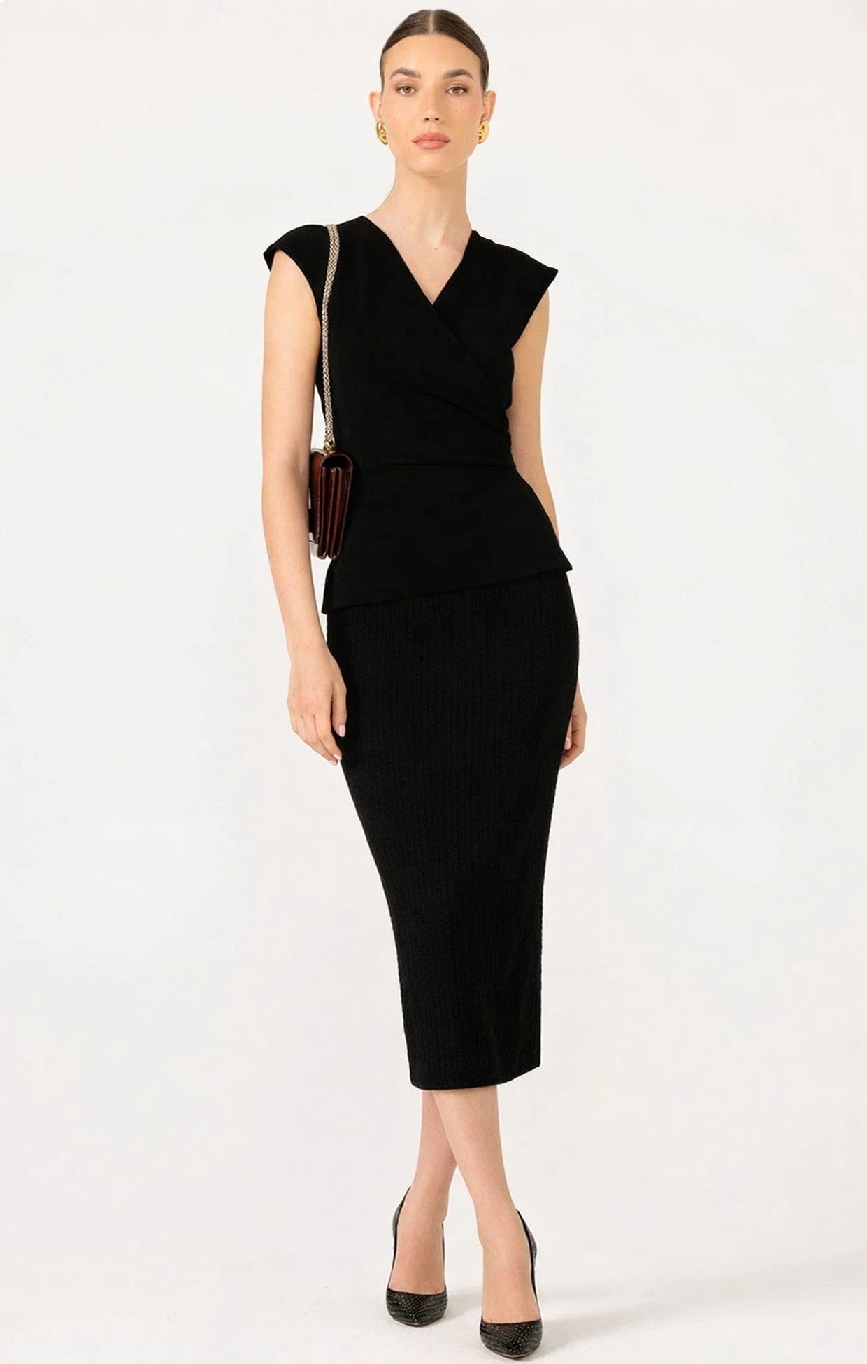 PENCIL SKIRT IN BLACK - Image 2