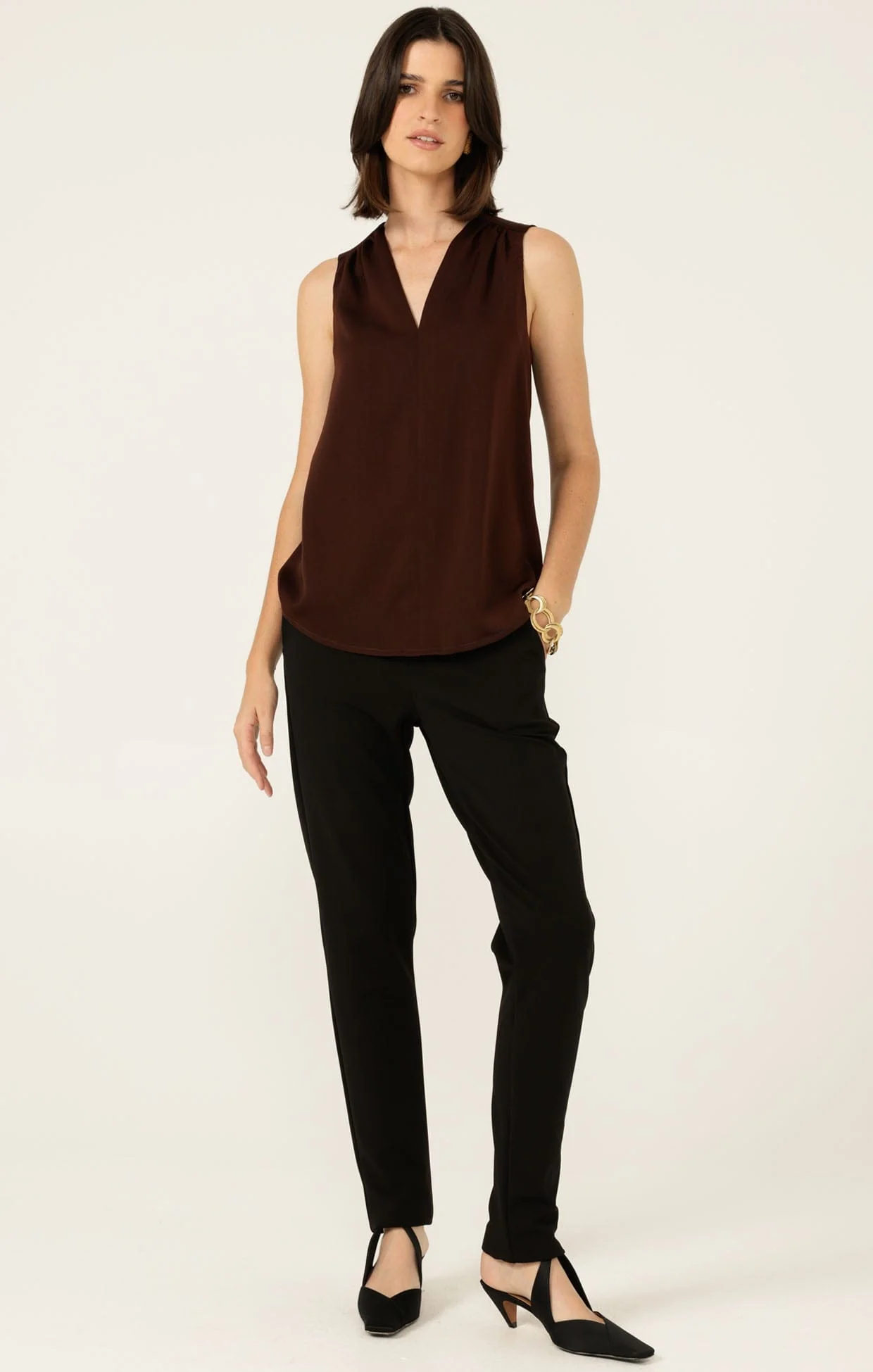 PIPER TOP IN CHOCOLATE - Image 3
